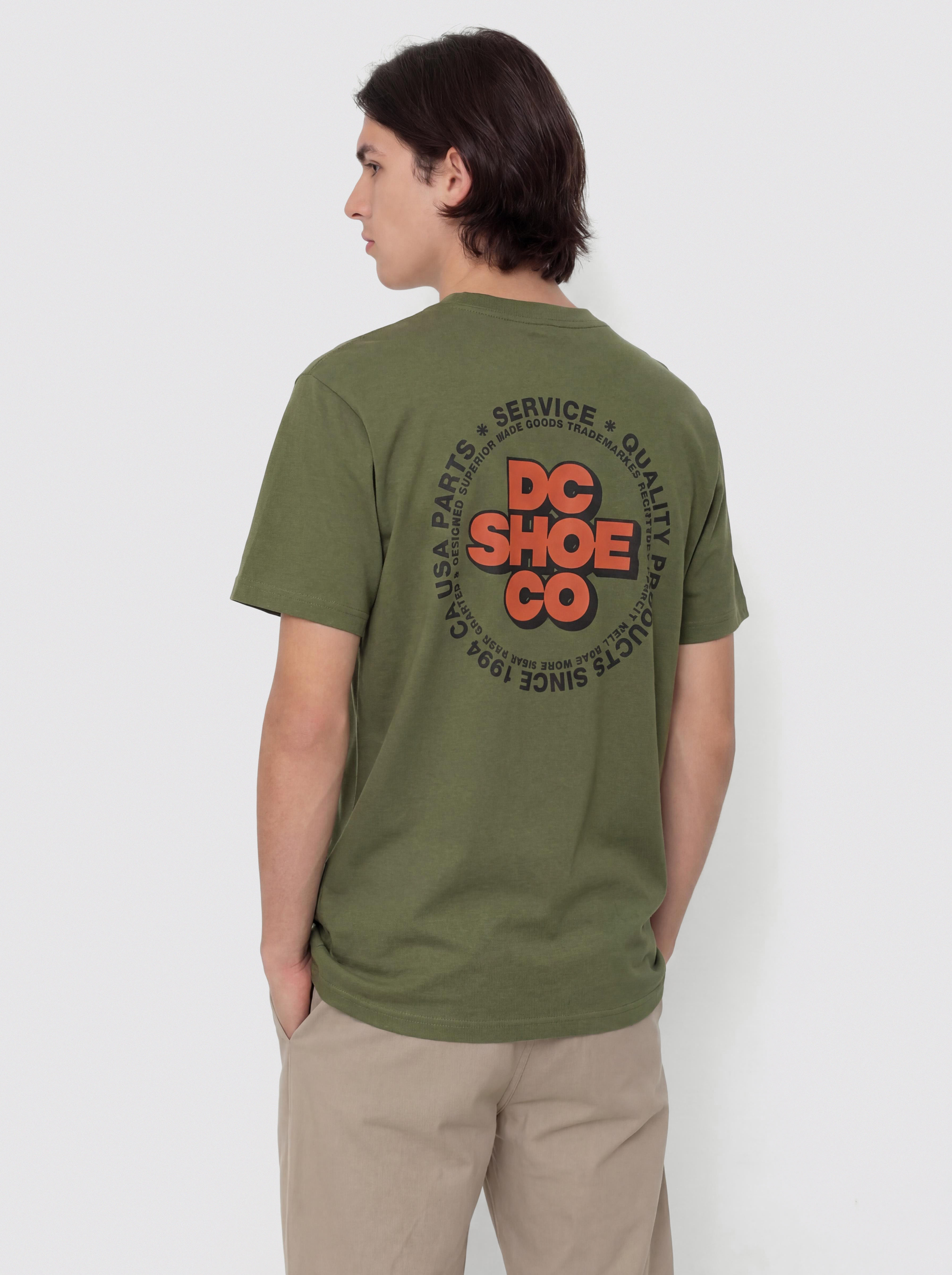 Tricou DC Work Circle (bronze green)