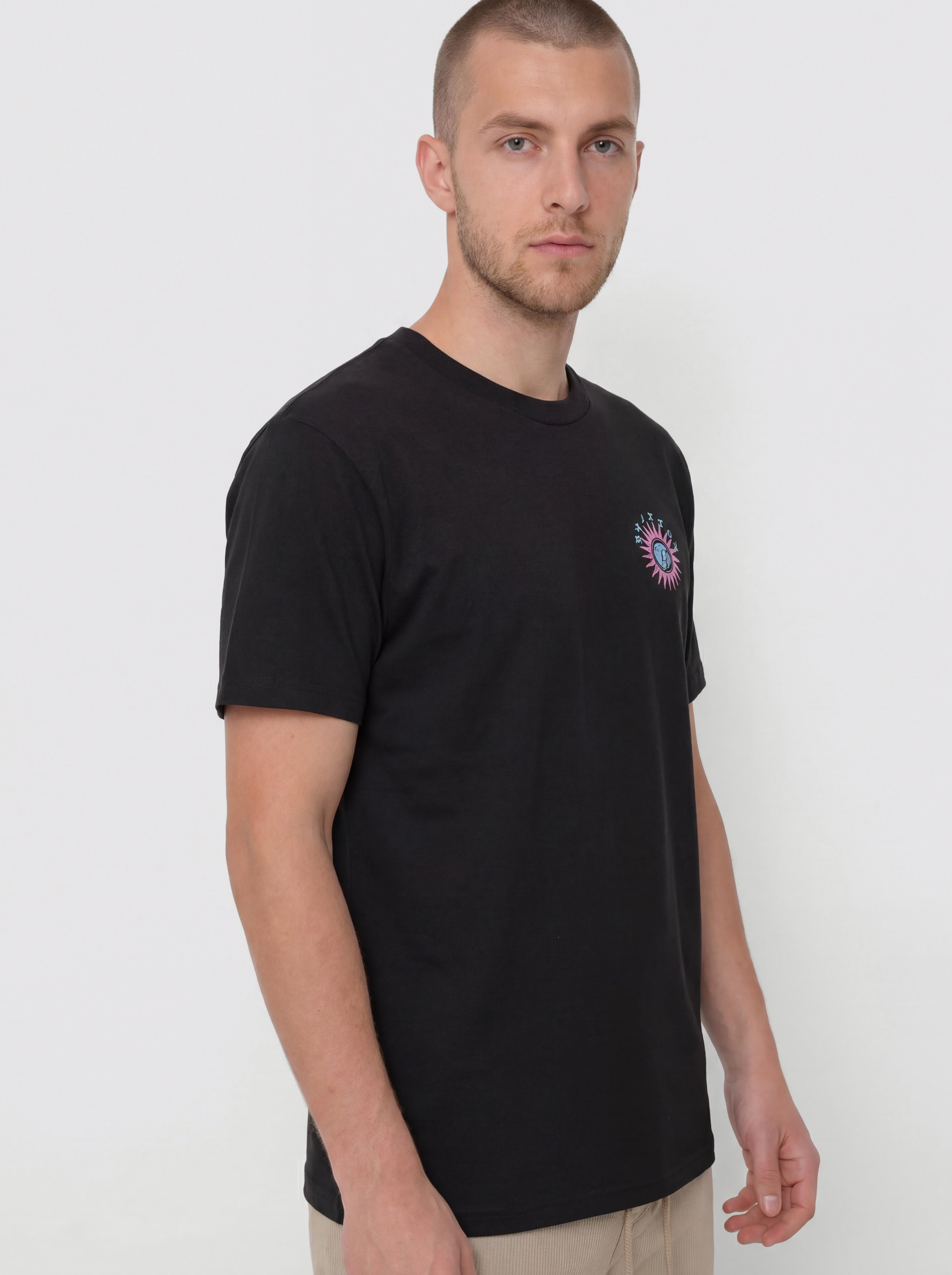 Tricou Brixton Dark Paradise Std (black)