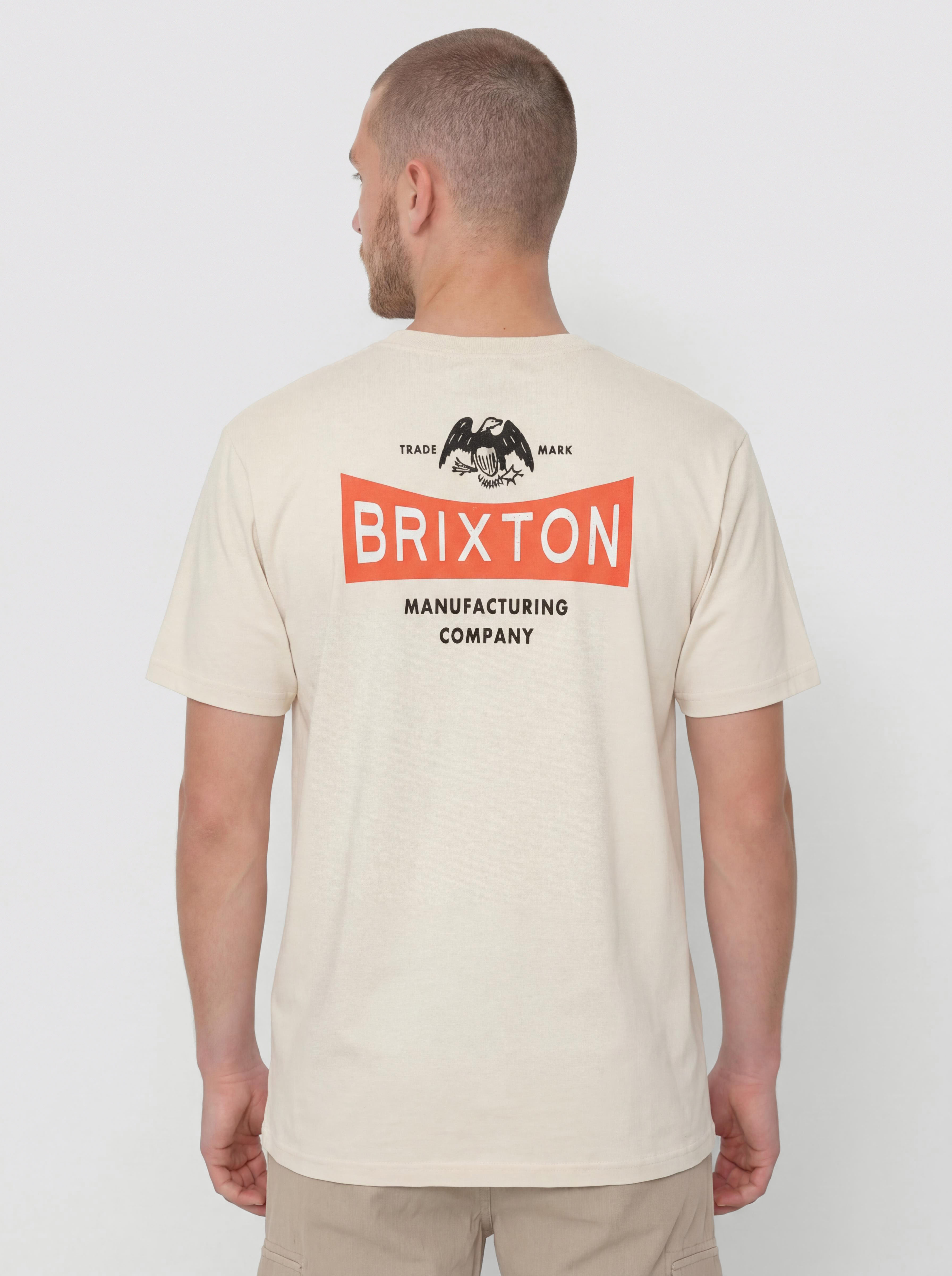Tricou Brixton Pinnacle Std (cream)