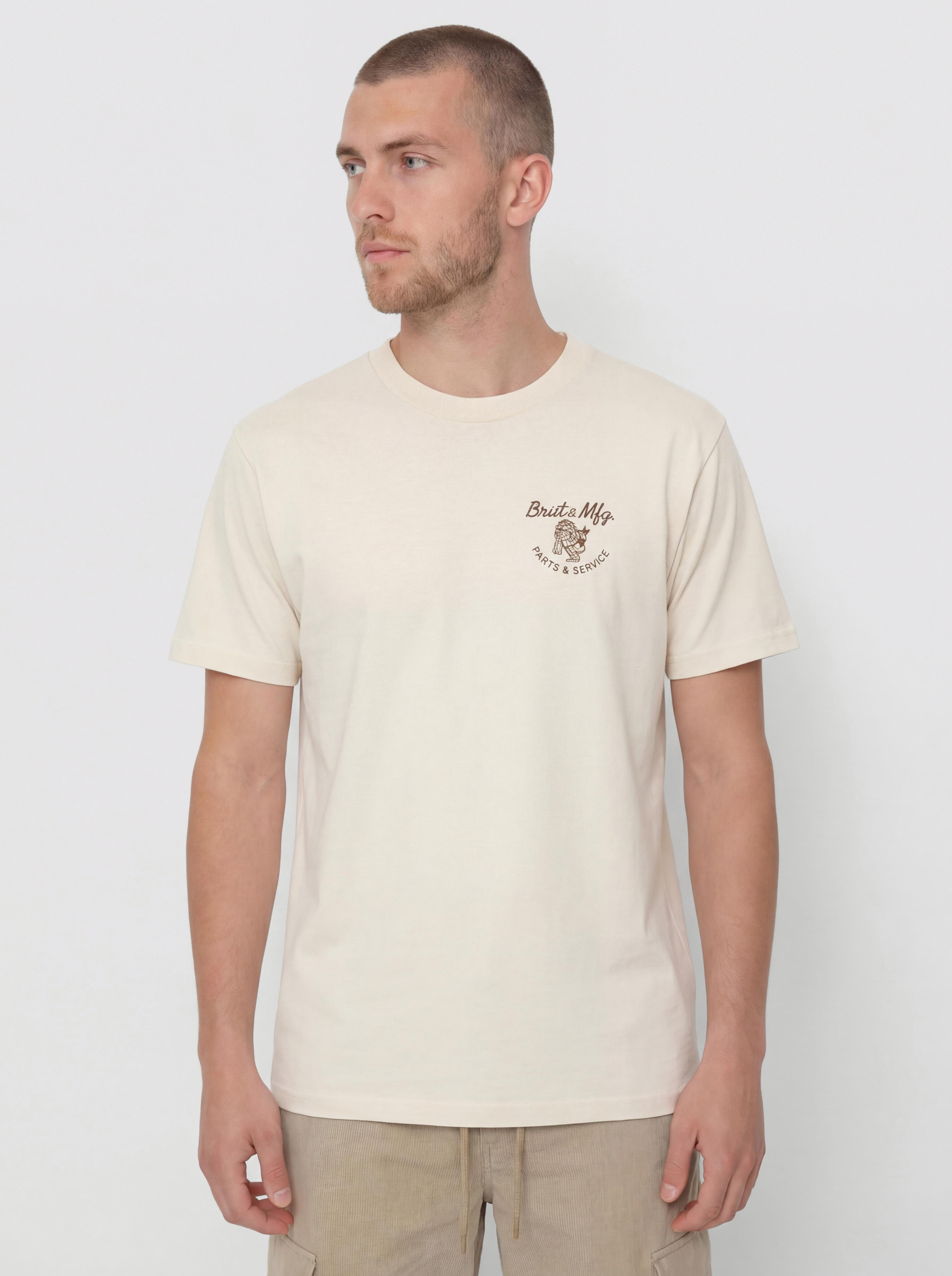 Tricou Brixton Tolman Std (cream)