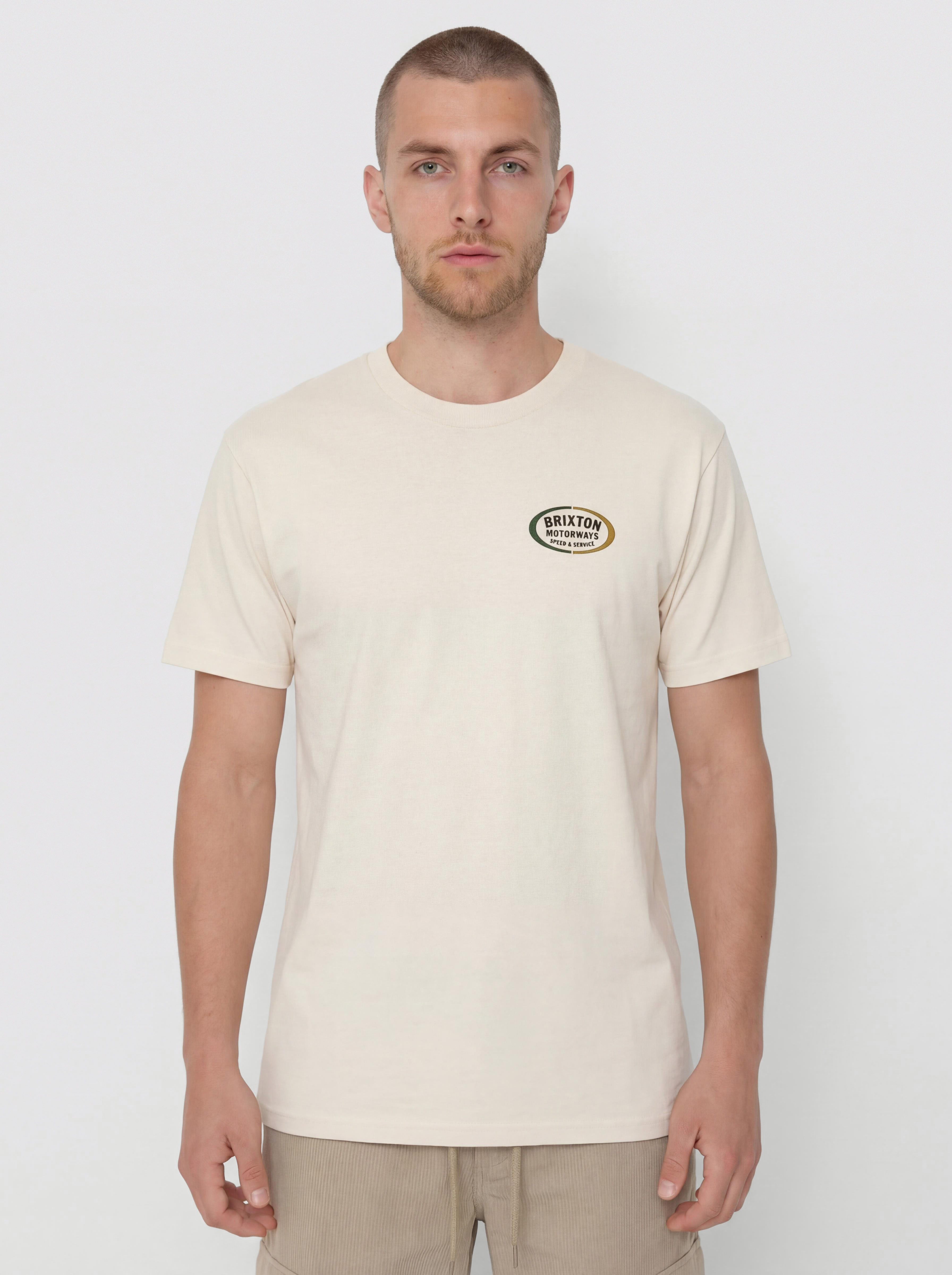 Tricou Brixton Rhett Std (cream)