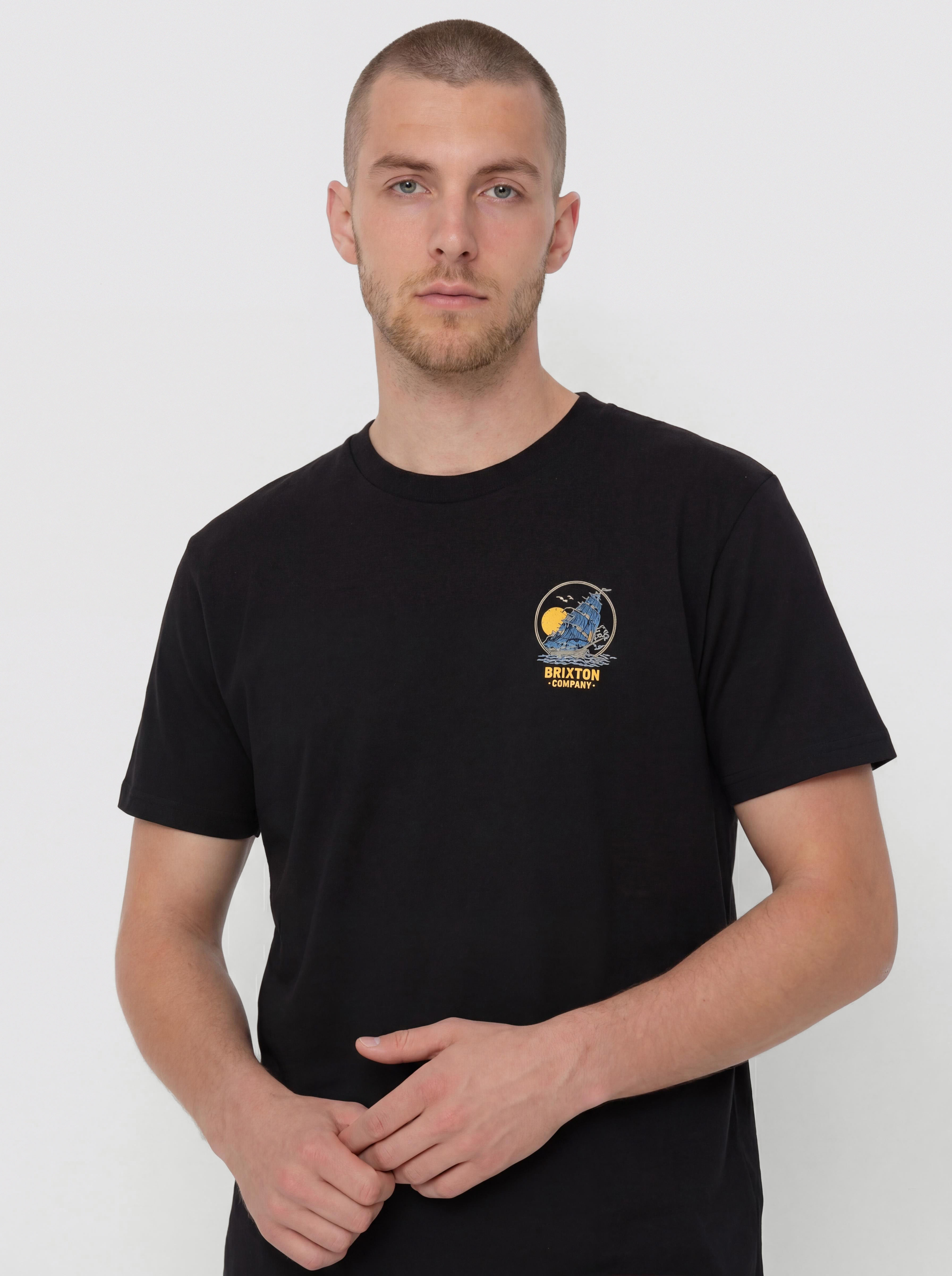 Tricou Brixton High Seas Std (black)