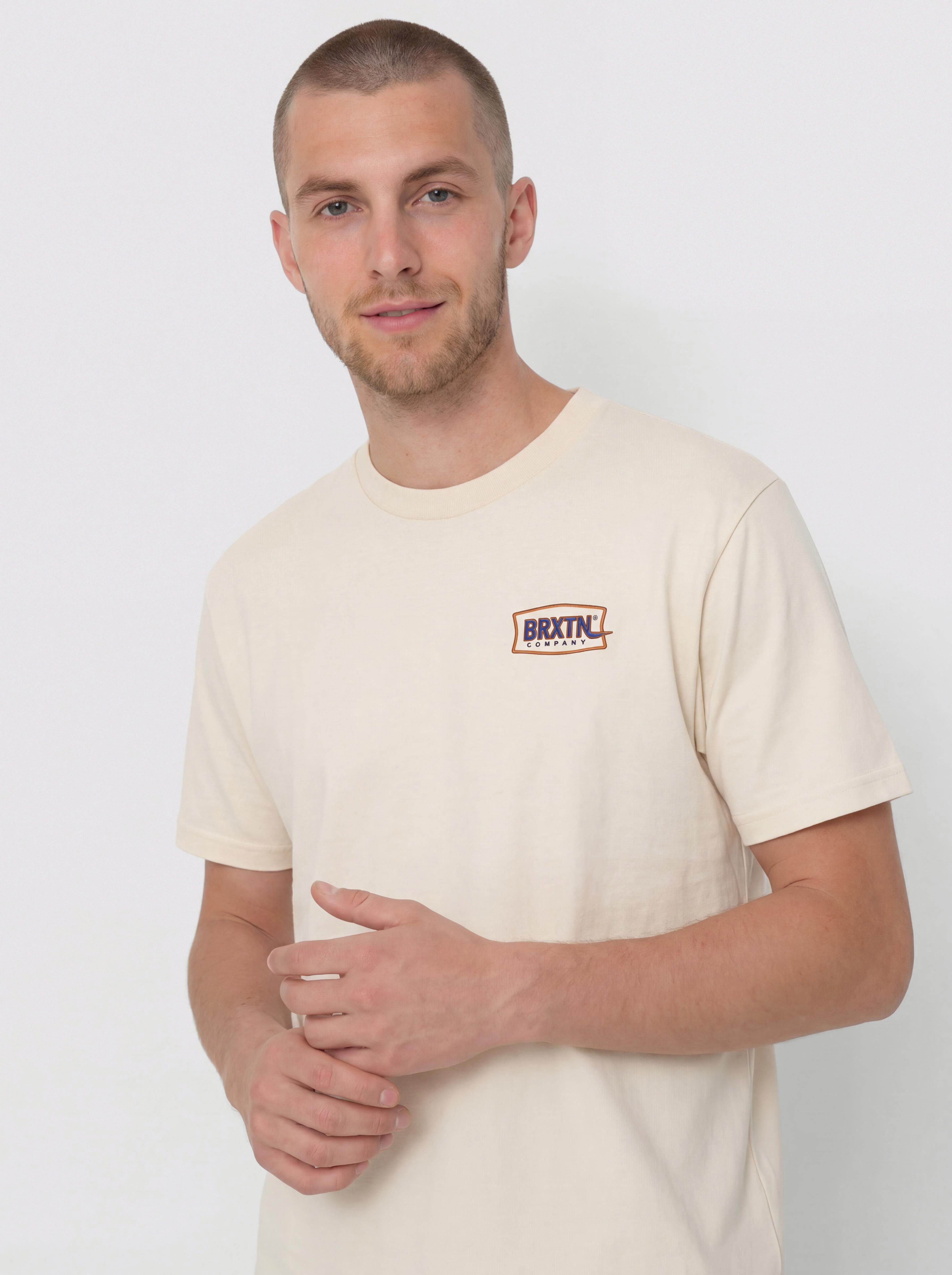 Tricou Brixton Lightning Std (cream)