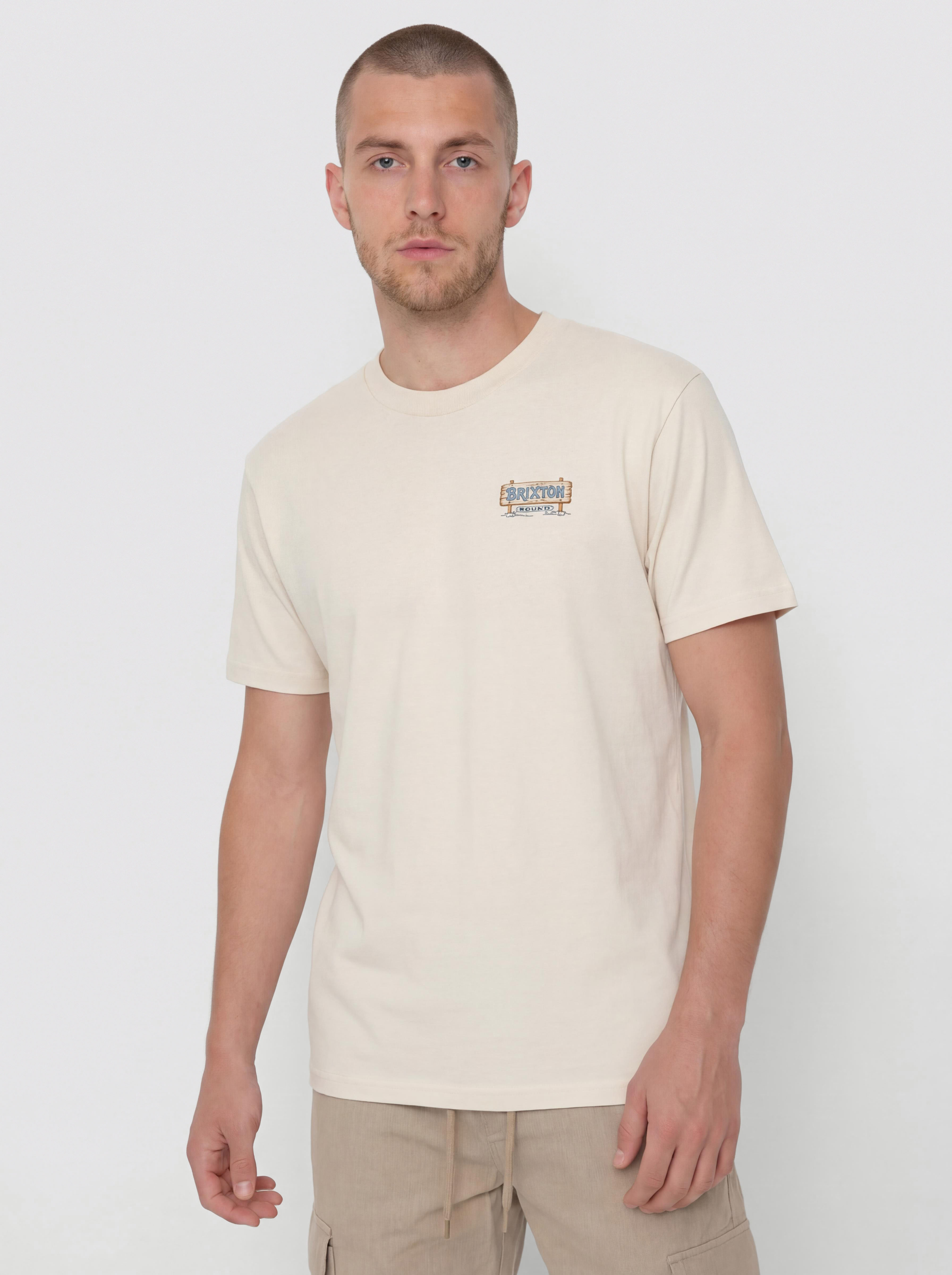 Tricou Brixton Hutchins Std (cream)