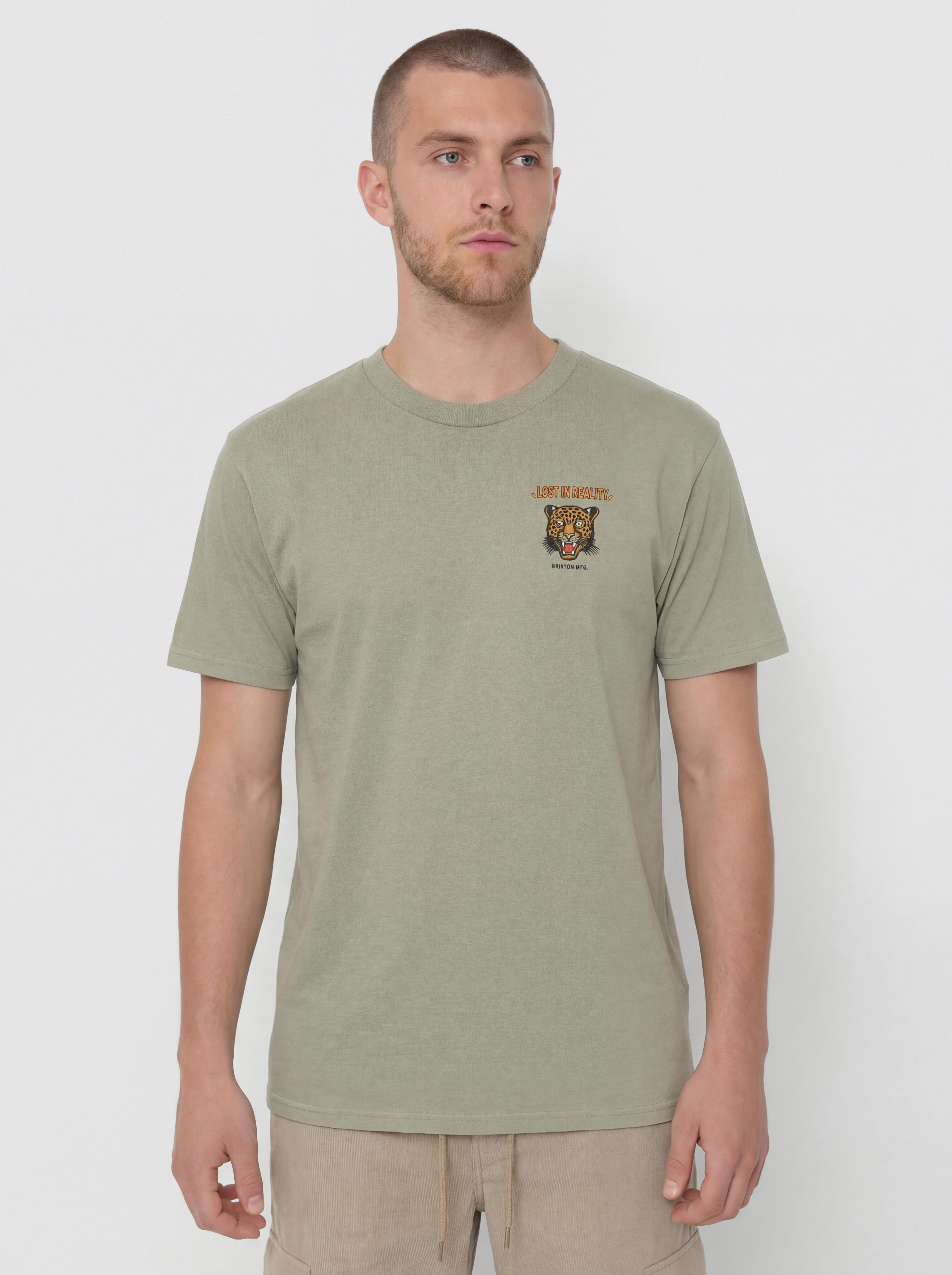 Tricou Brixton Getaway Std (desert green)