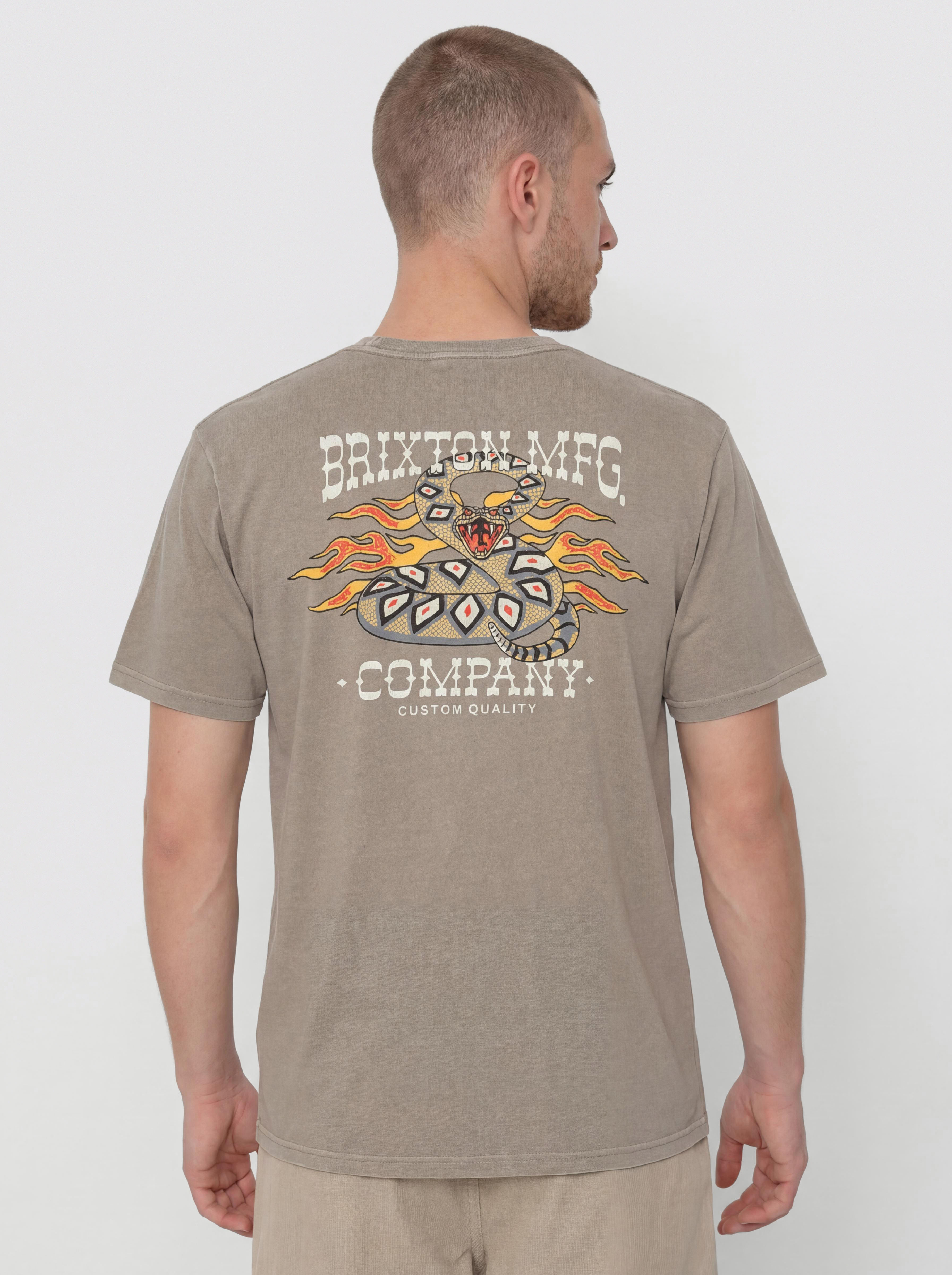 Tricou Brixton Hardee Stt (cinder worn wash)