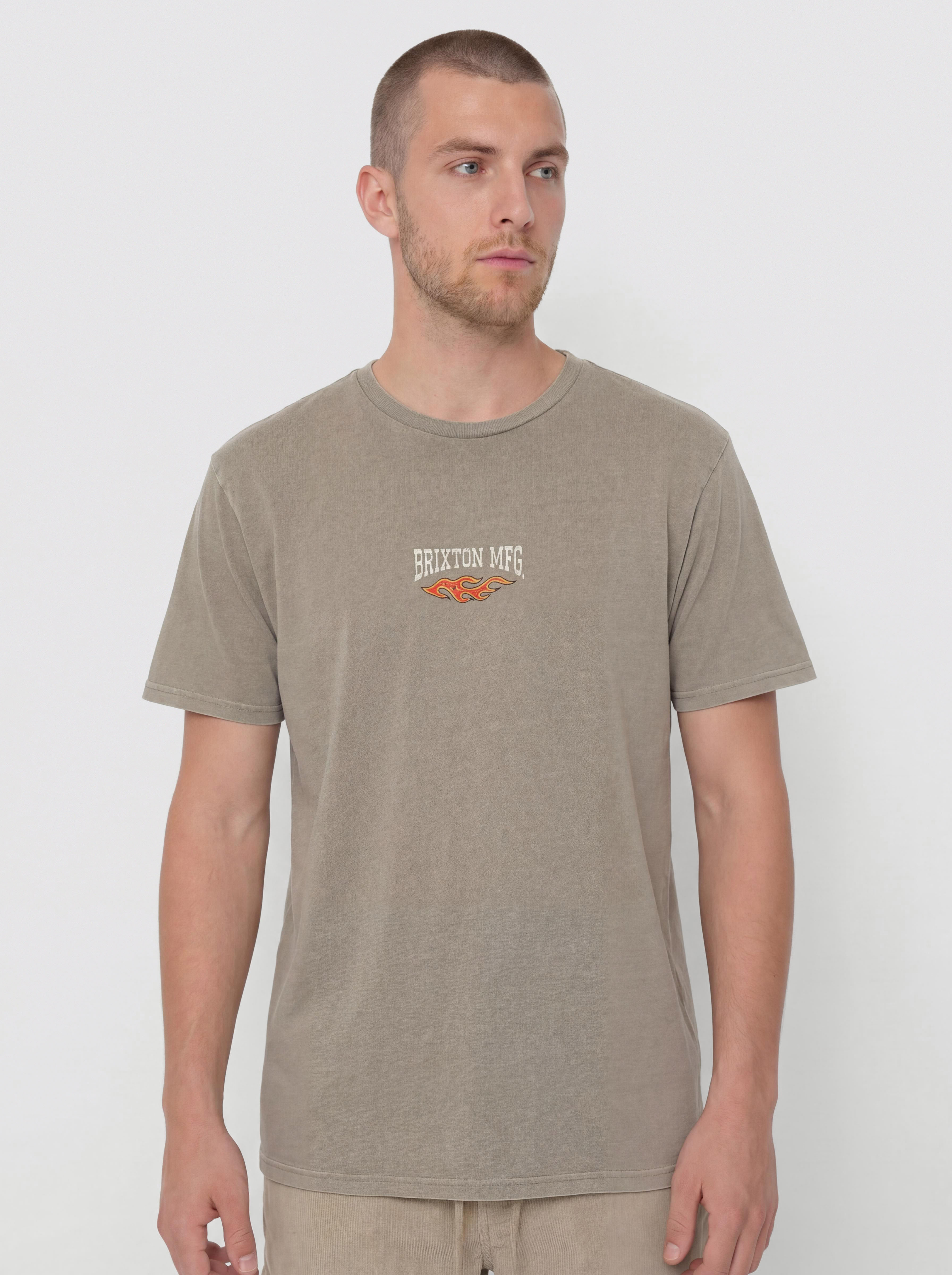 Tricou Brixton Hardee Stt (cinder worn wash)