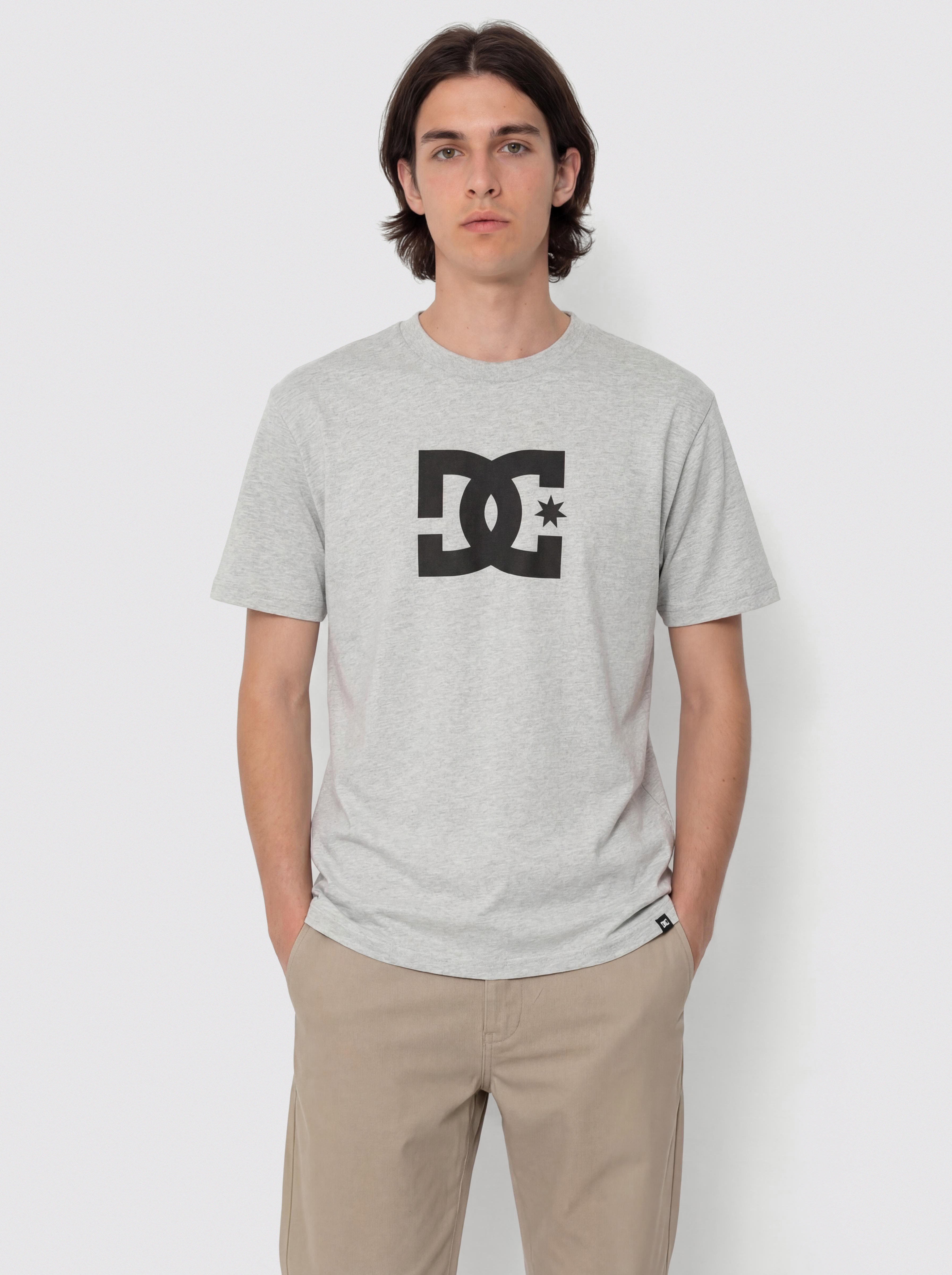 Tricou DC Star (light heather grey)