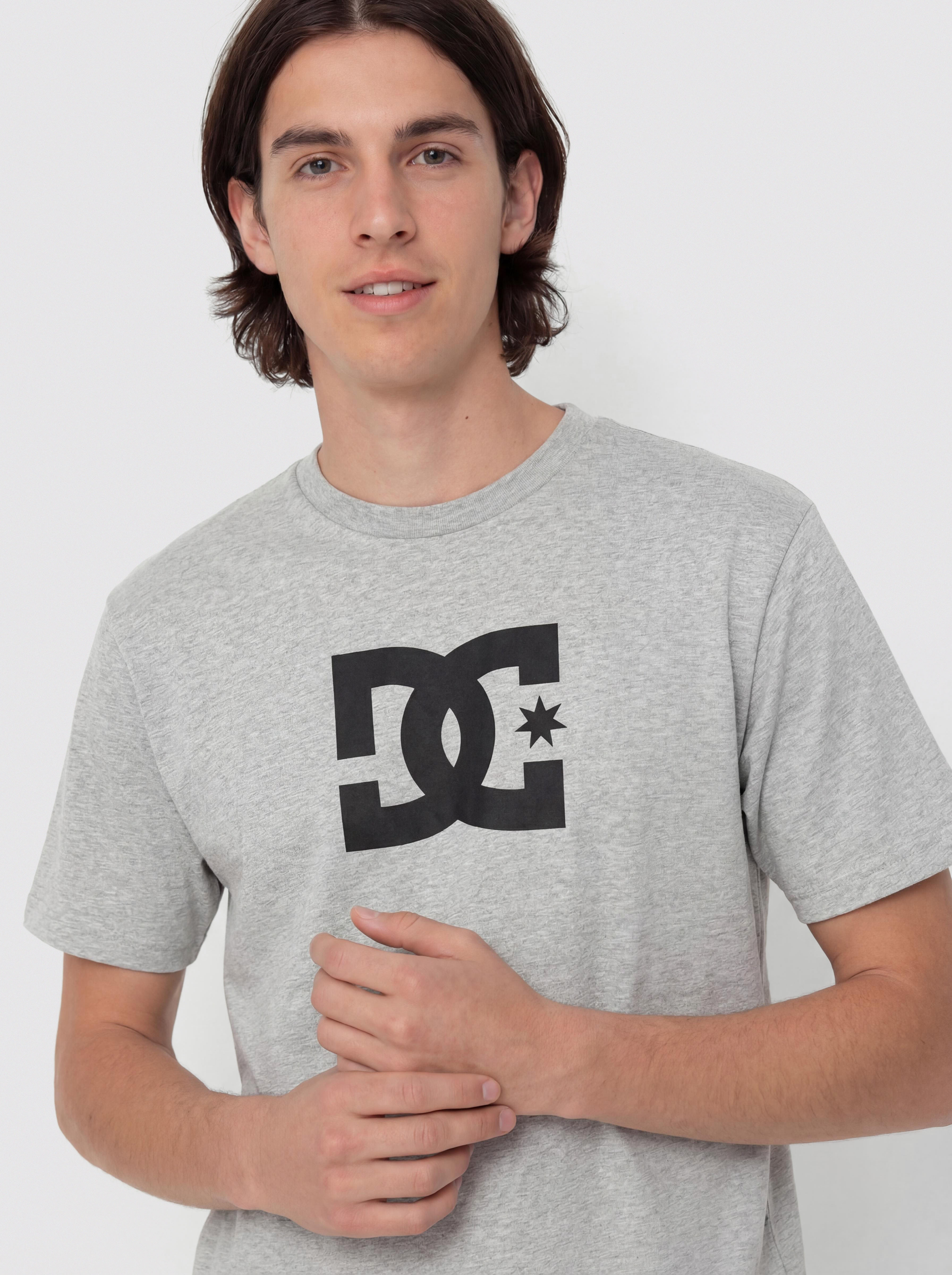 Tricou DC Star (light heather grey)