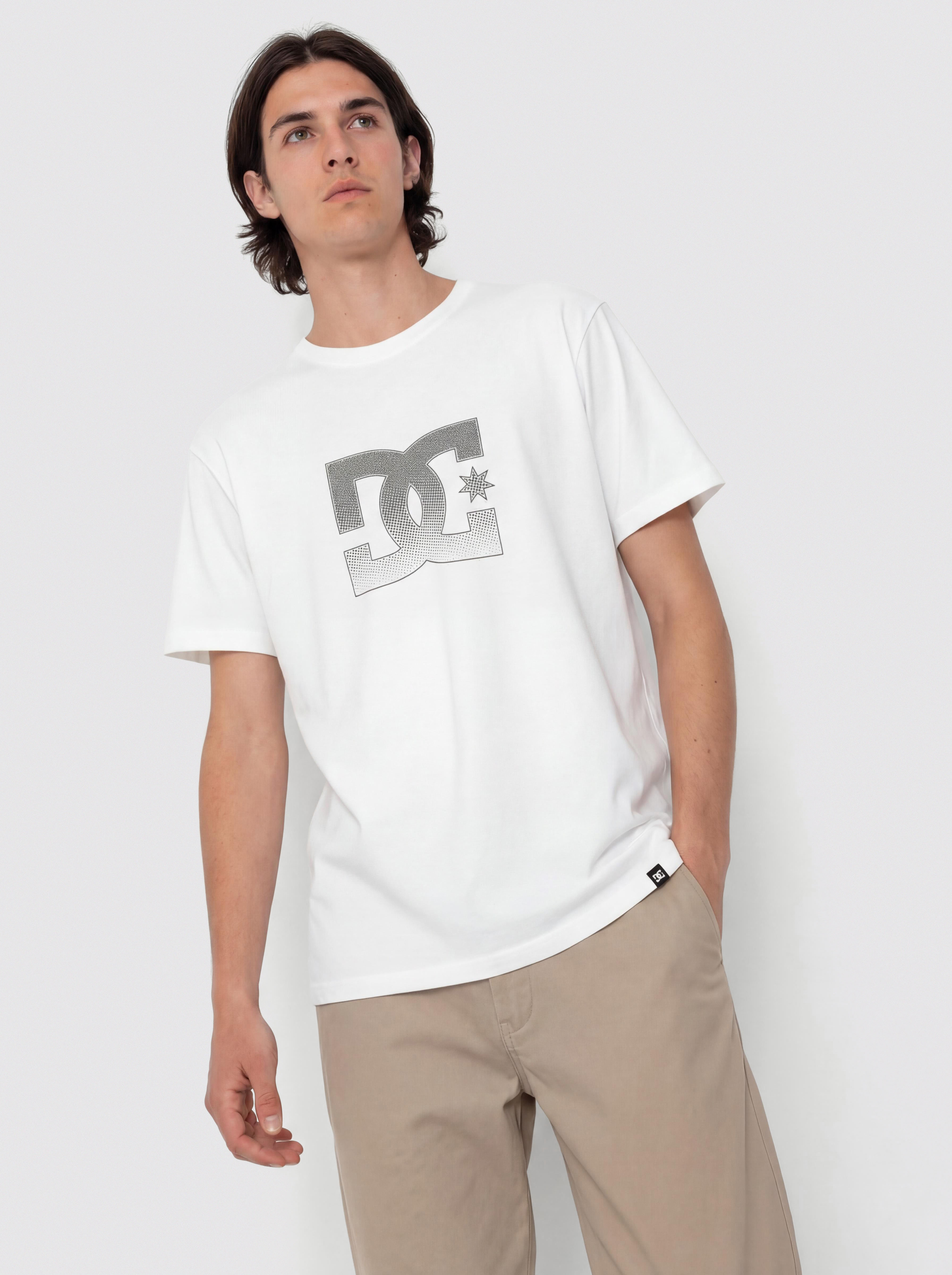 Tricou DC Star Reflective (white)