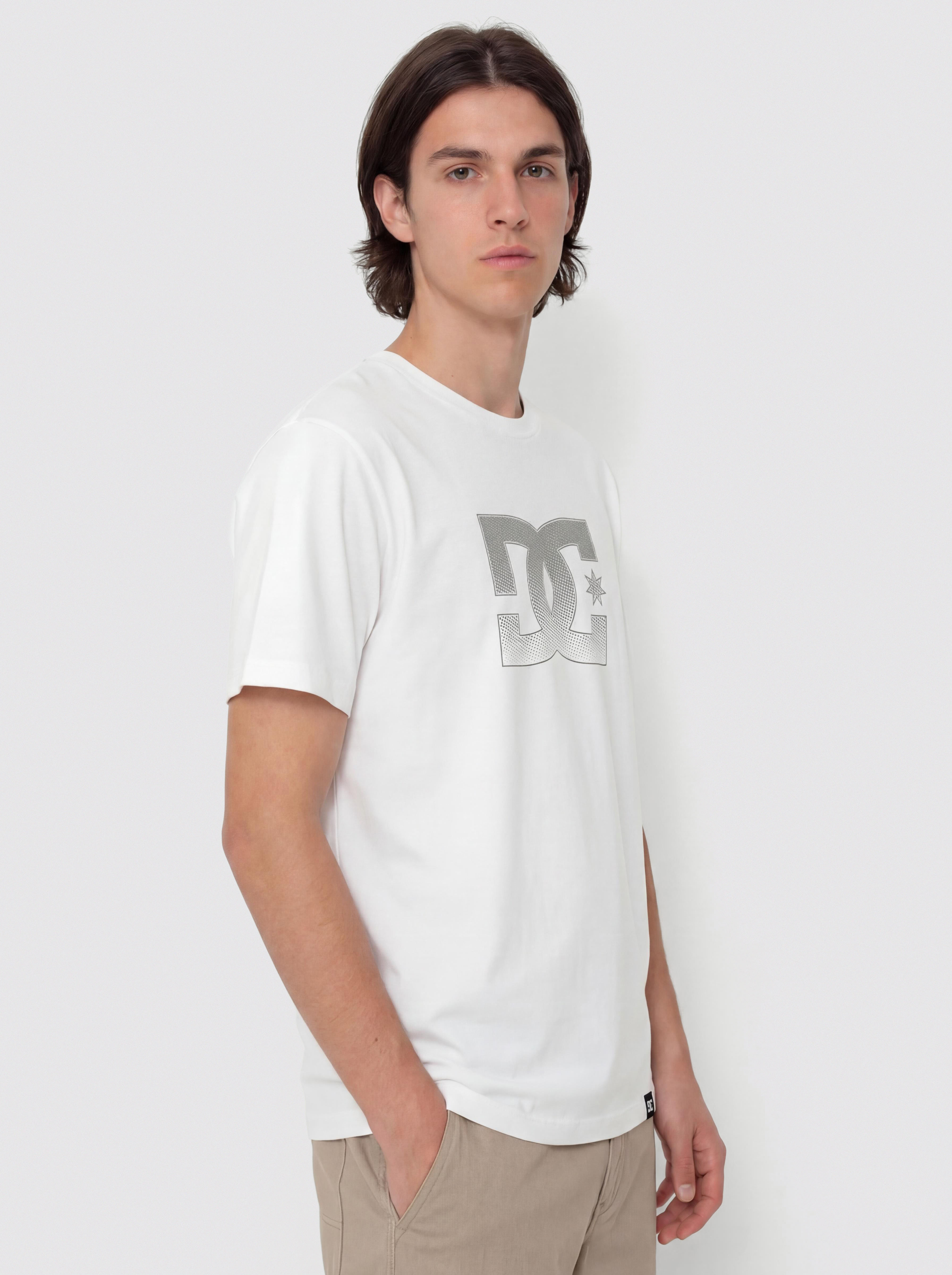 Tricou DC Star Reflective (white)