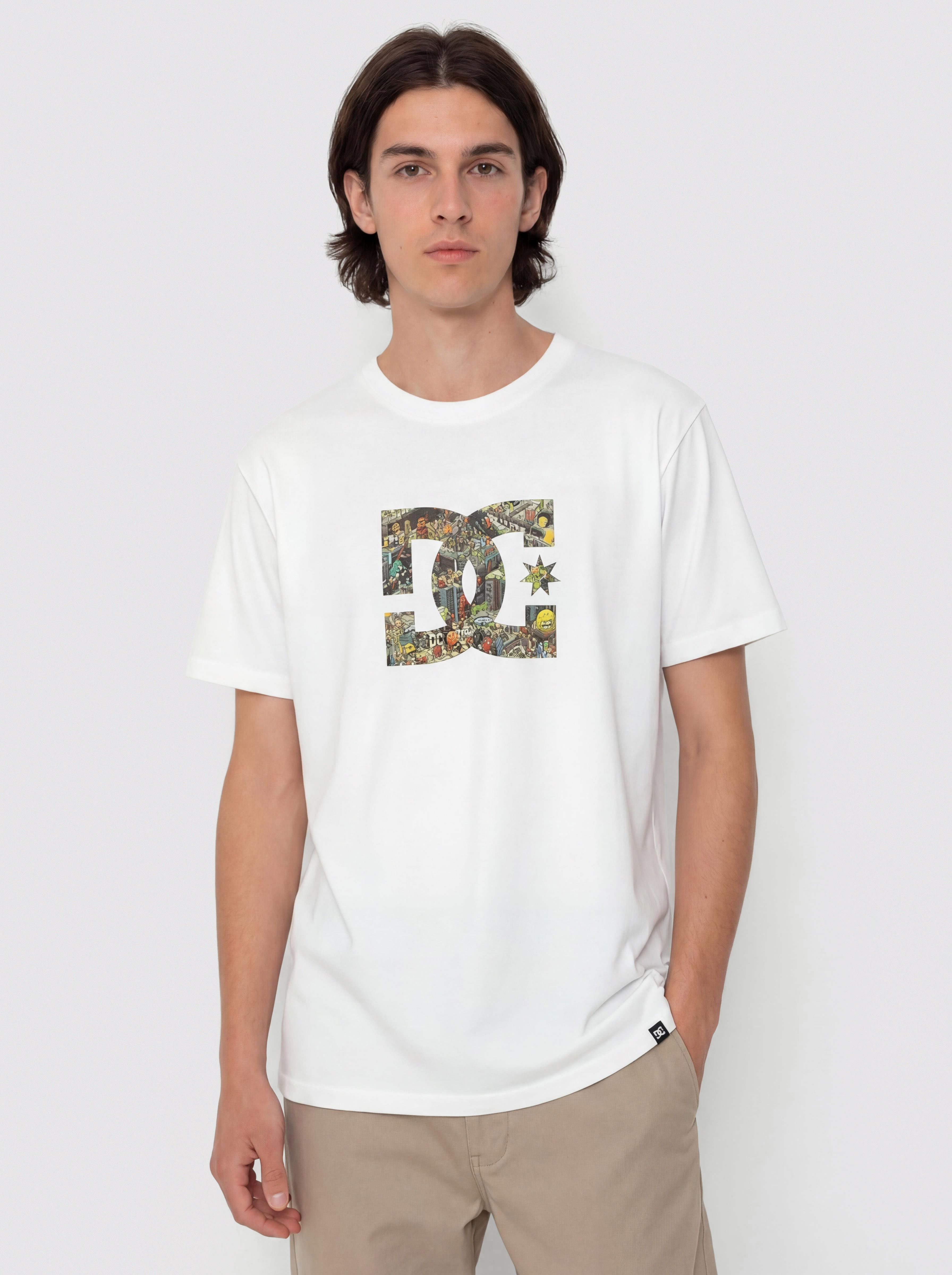 Tricou DC Star Filled (white)