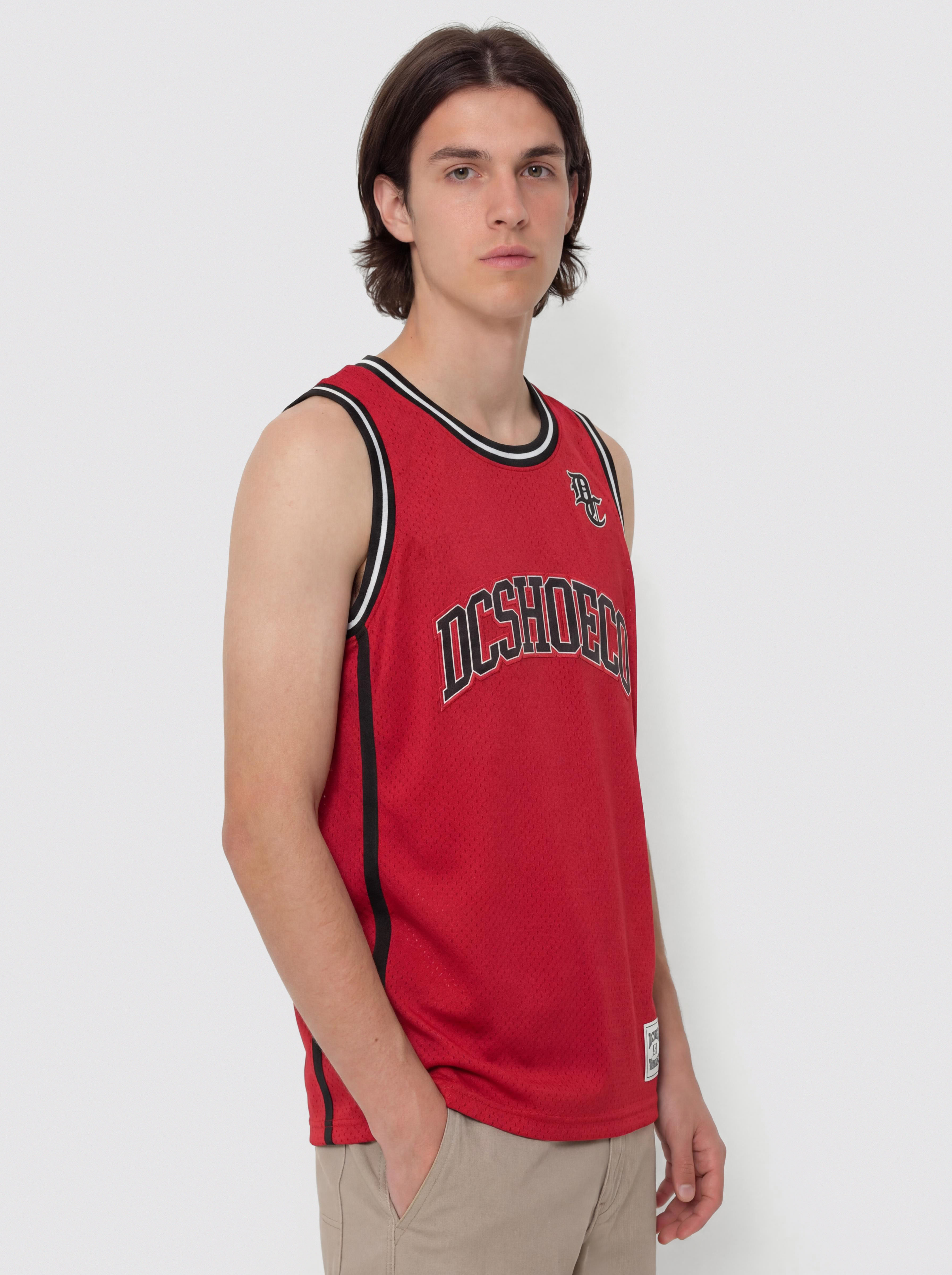 Tricou DC Hoops Jersey (barbados cherry)