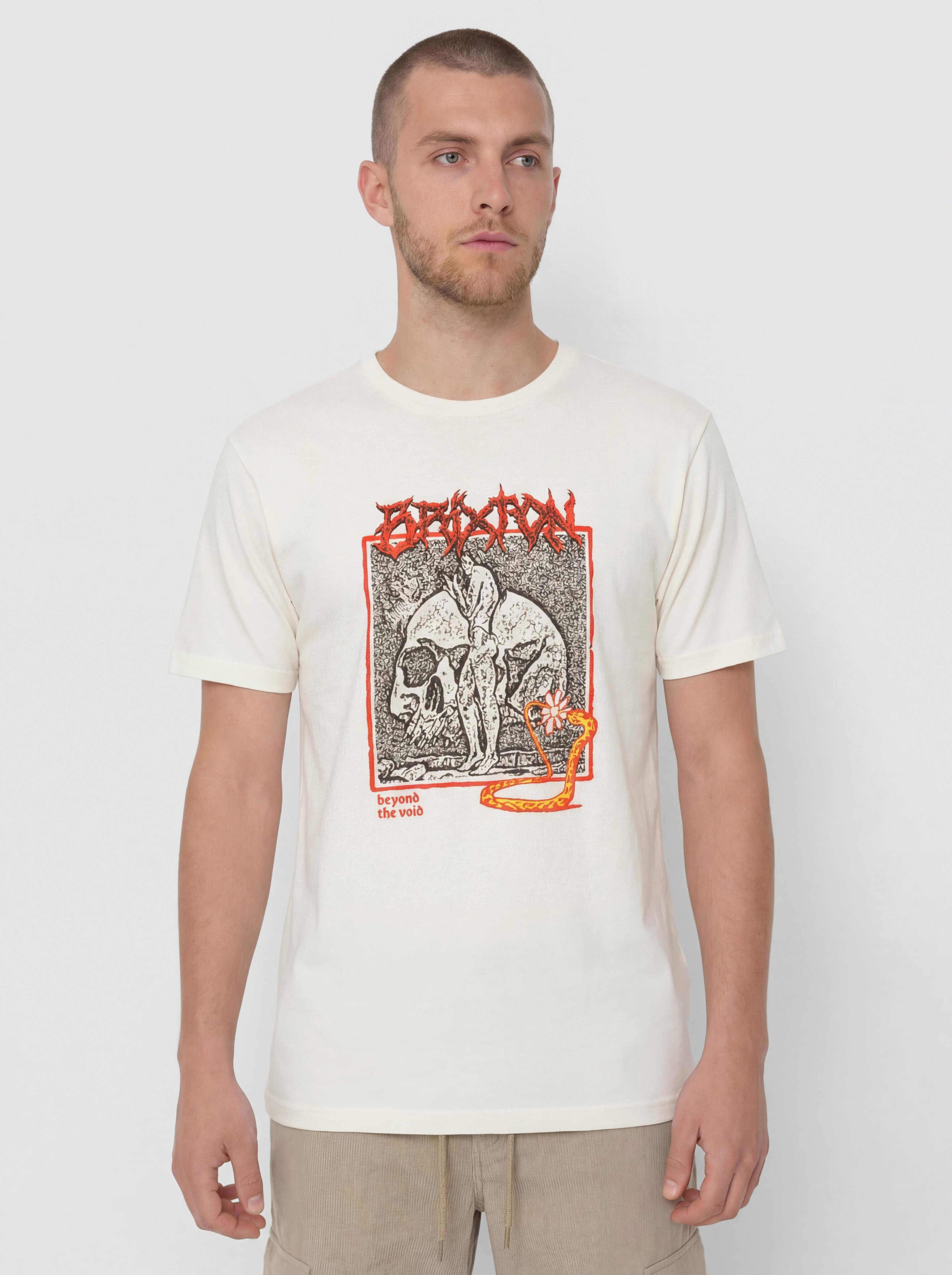 Tricou Brixton Void Premium Stt (off white worn wash)