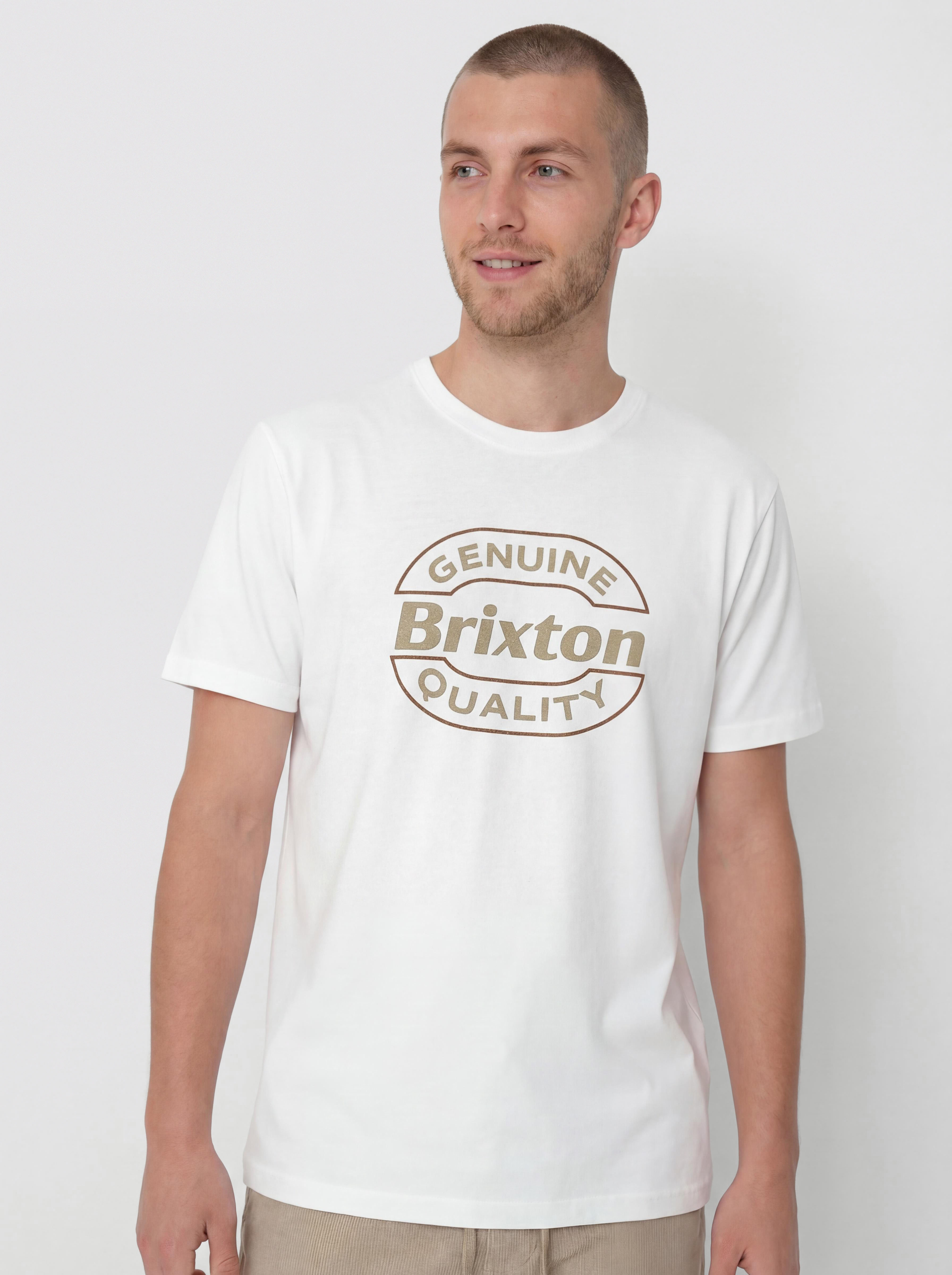 Tricou Brixton Keaton Tlrt (white/red)
