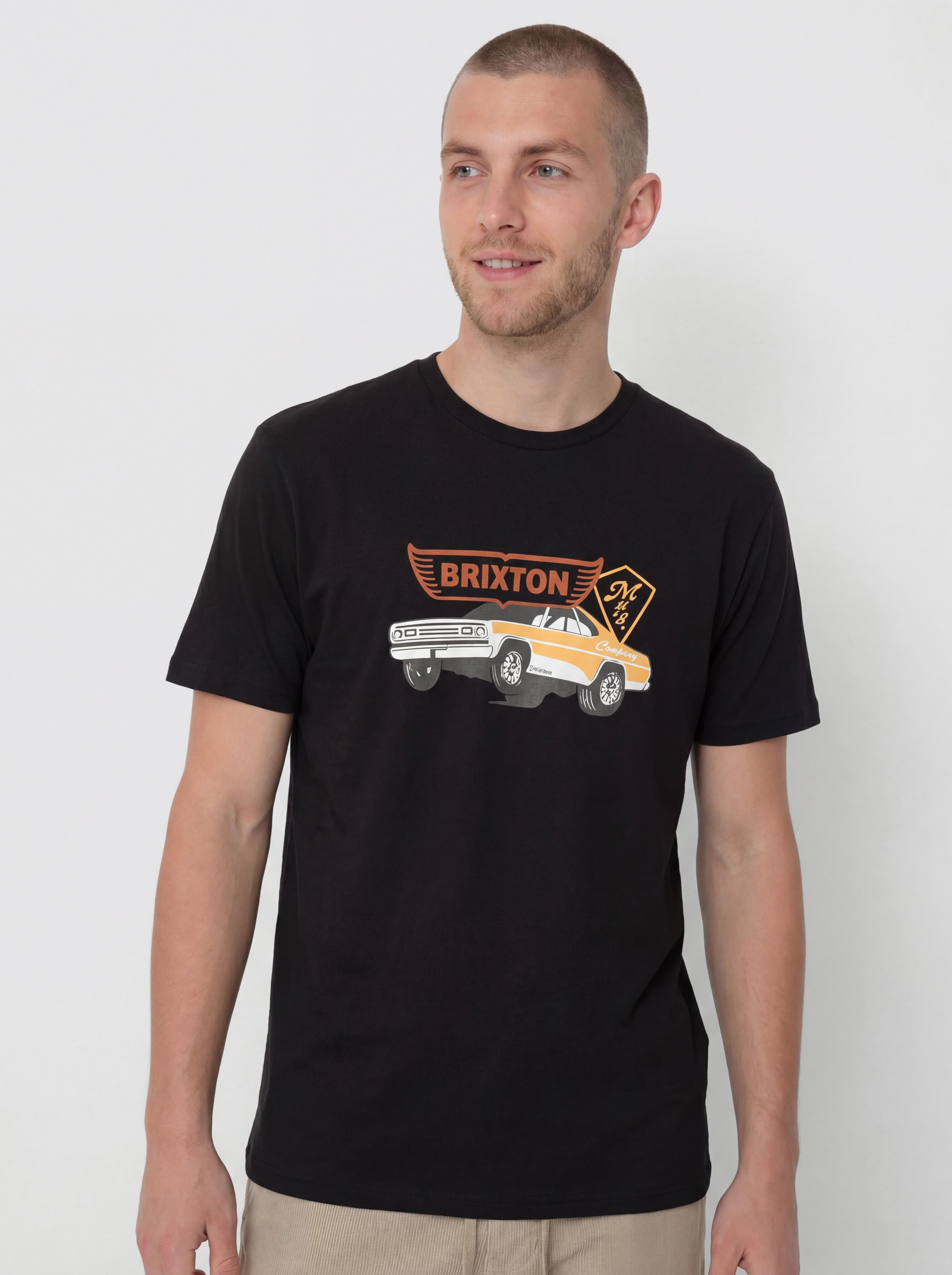 Tricou Brixton Barona Tlrt (black)