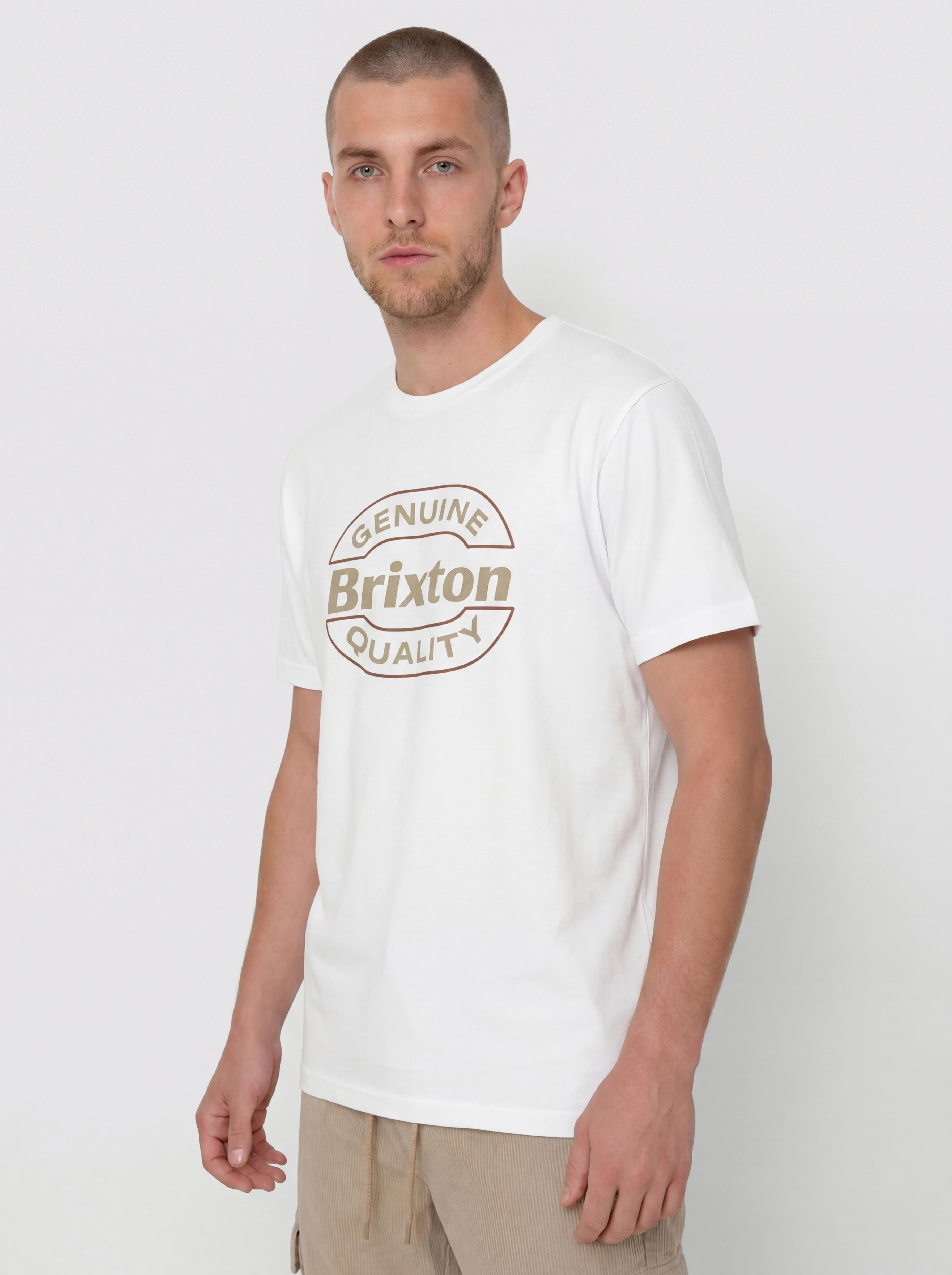 Tricou Brixton Keaton Tlrt (white/red)