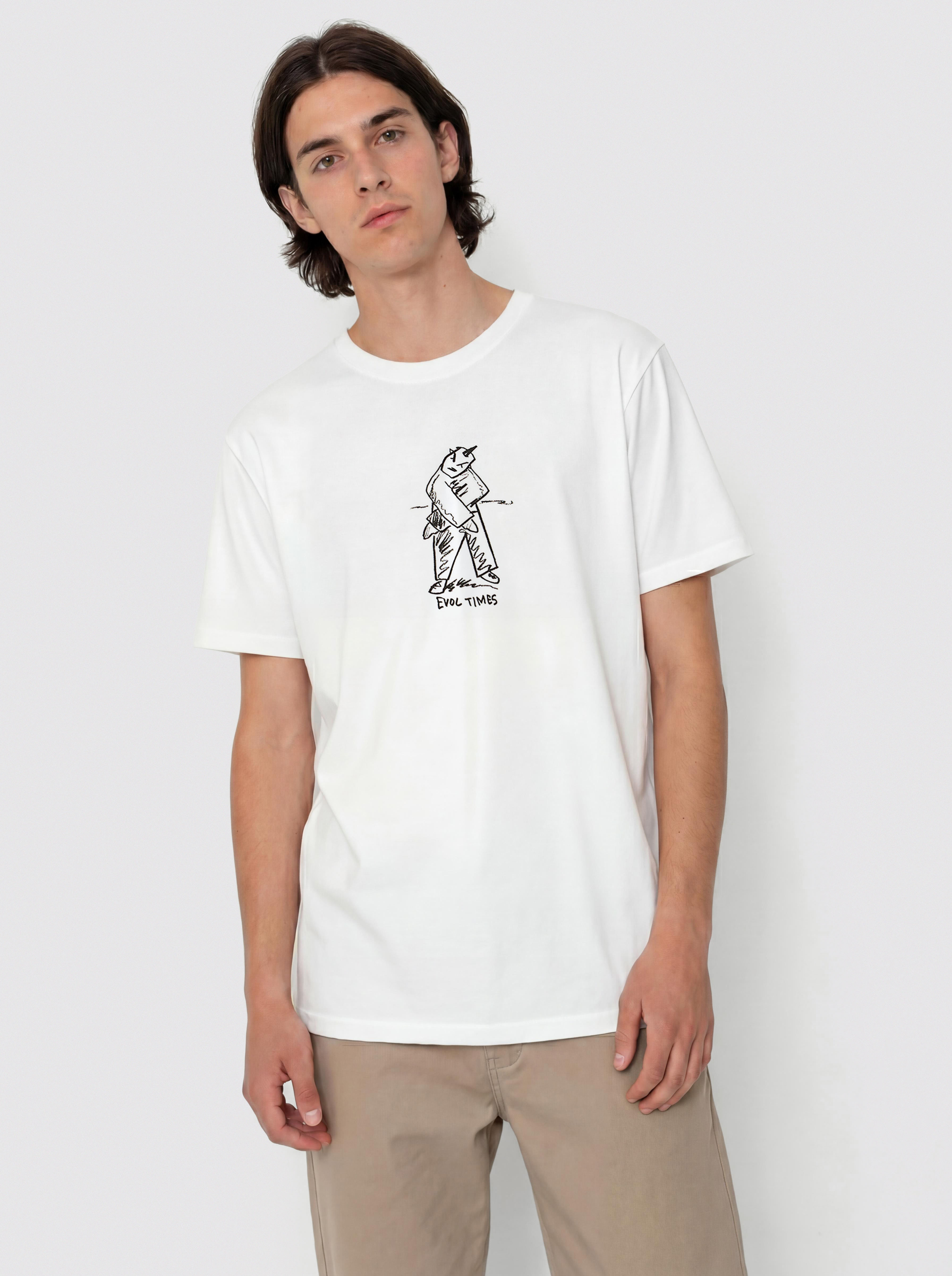 Tricou Polar Skate Evol Times (white)