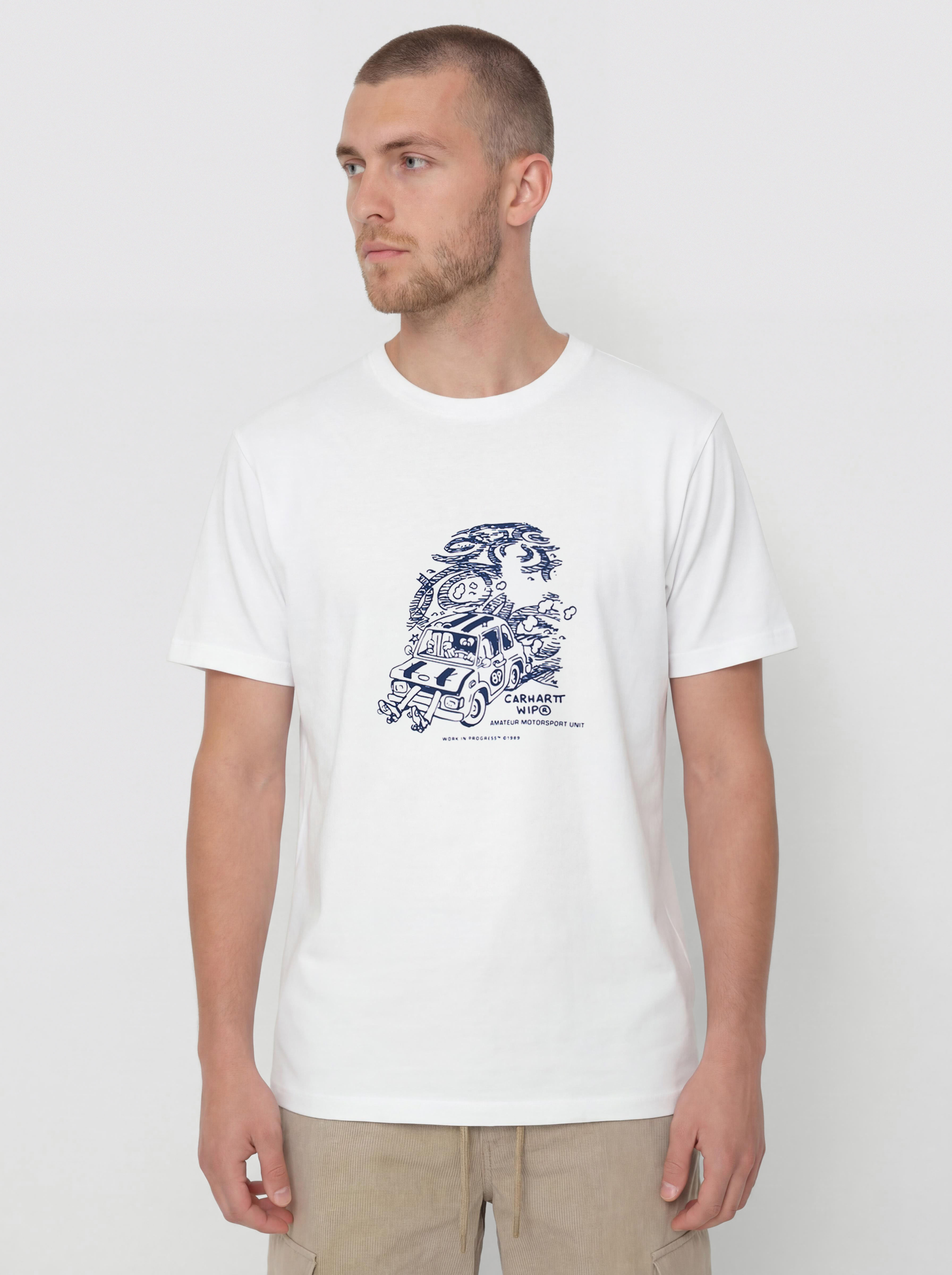 Tricou Carhartt WIP Unit (white)