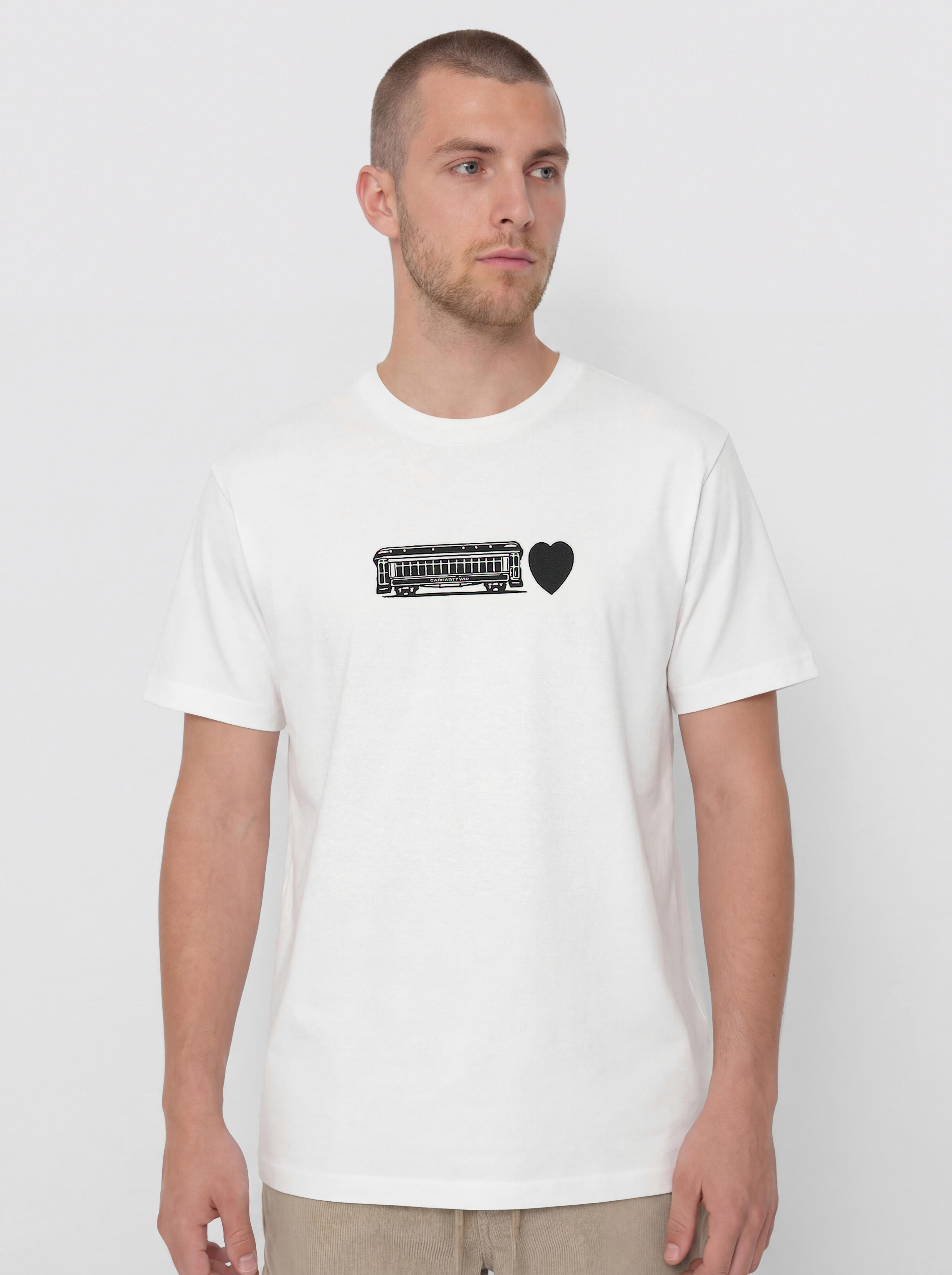 Tricou Carhartt WIP Deconstructed Label (white)