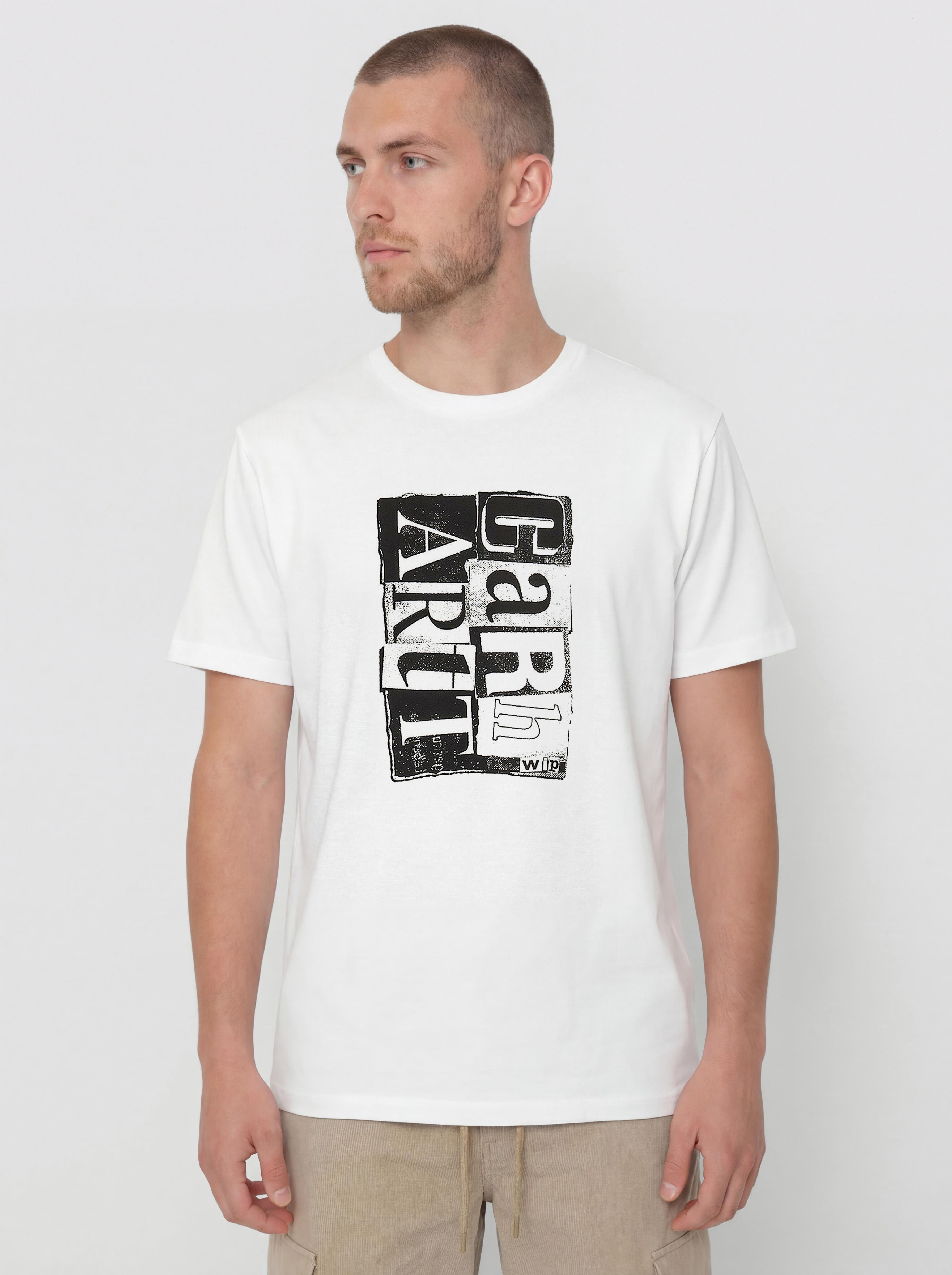 Tricou Carhartt WIP Moving Letterpress (white)