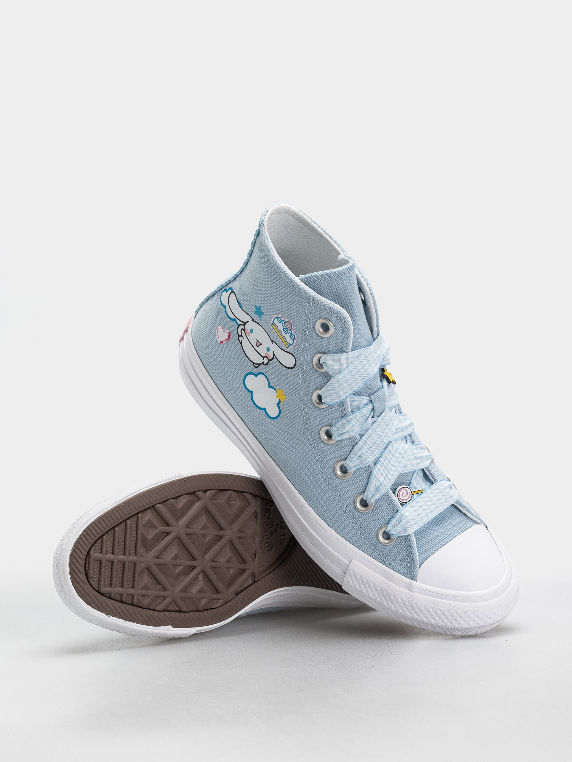 Teniși Converse Chuck Taylor All Star Hi (baby blue/white/pink)