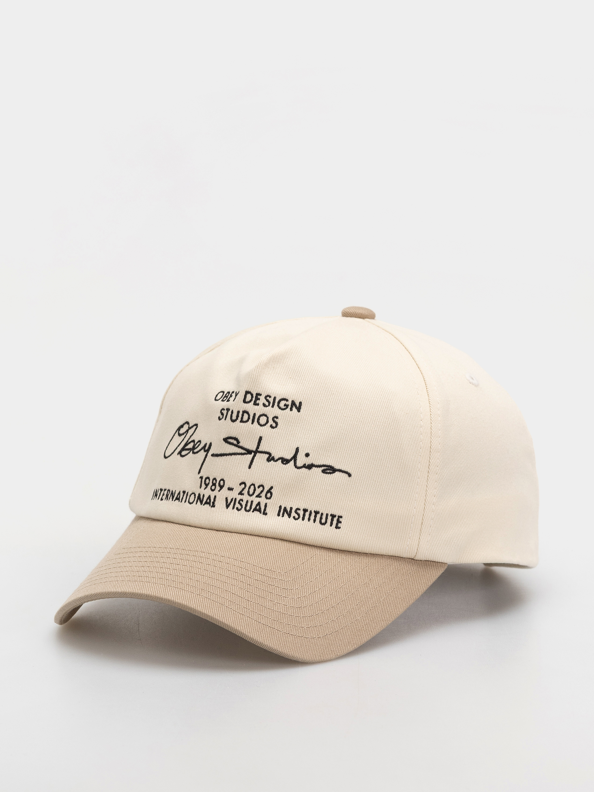 Șapcă OBEY Design Studios 5 Panel (pale khaki multi)