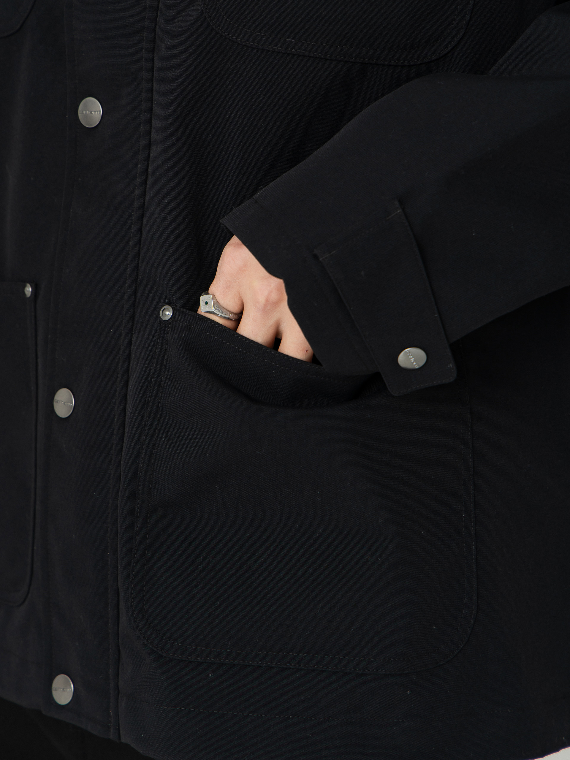 Geacă Carhartt WIP Clapton (black/black)