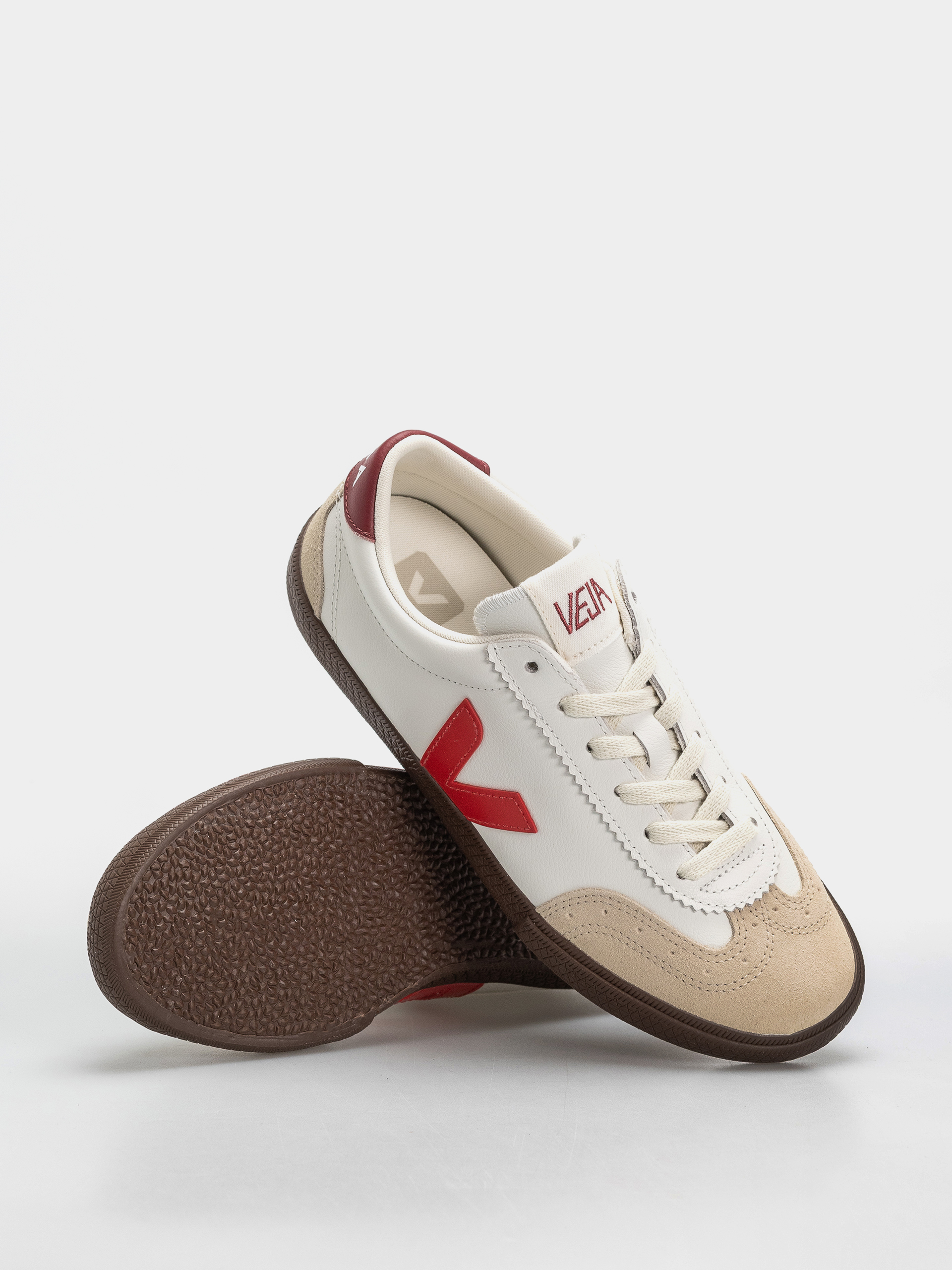 Pantofi Veja Volley Wmn (white pekin bark)