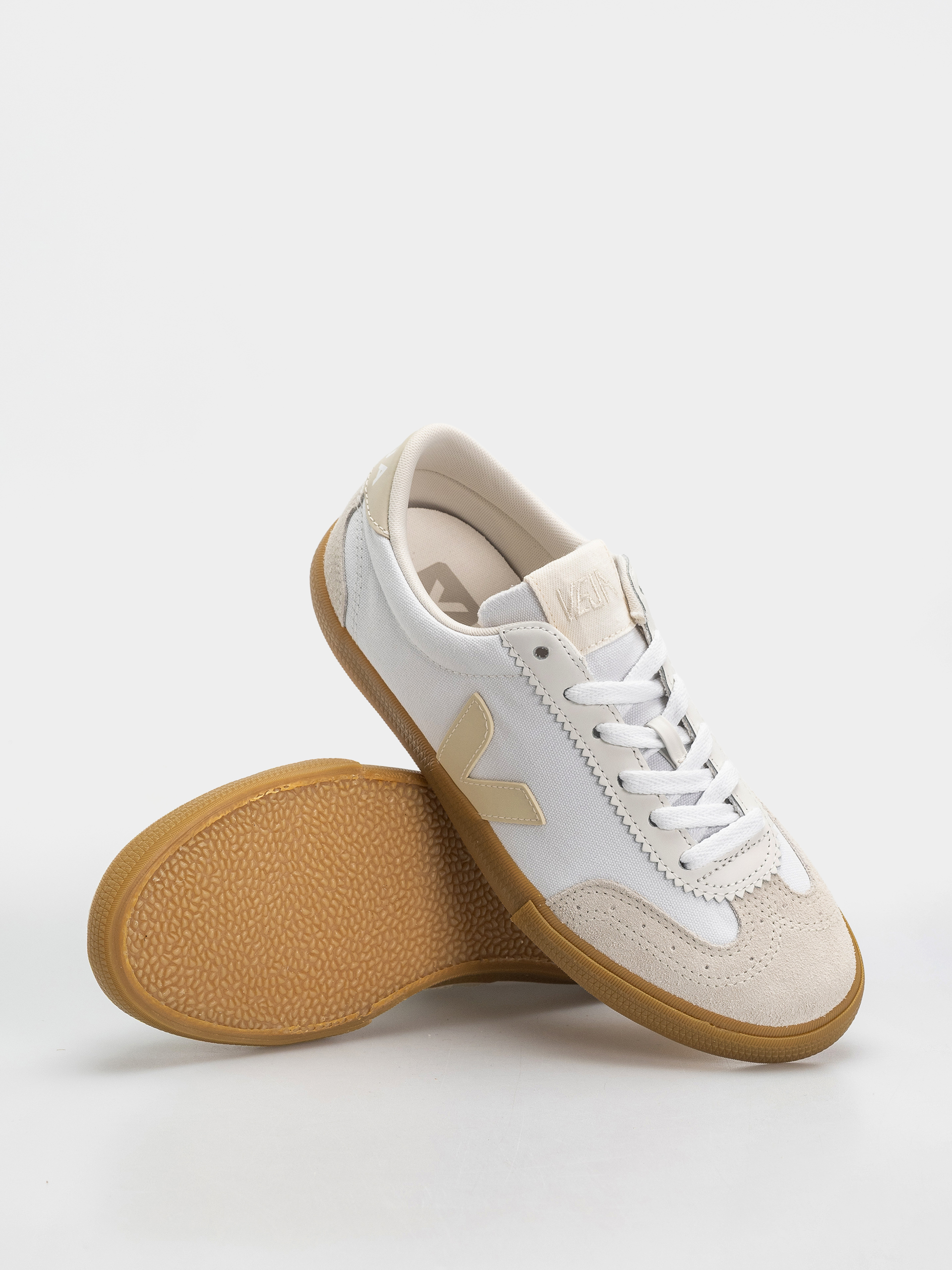 Pantofi Veja Volley Wmn (white pierre natural)