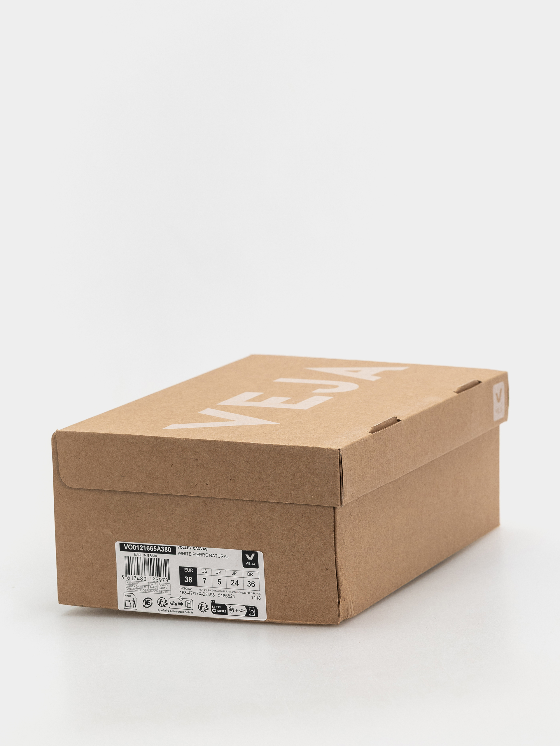 Pantofi Veja Volley Wmn (white pierre natural)