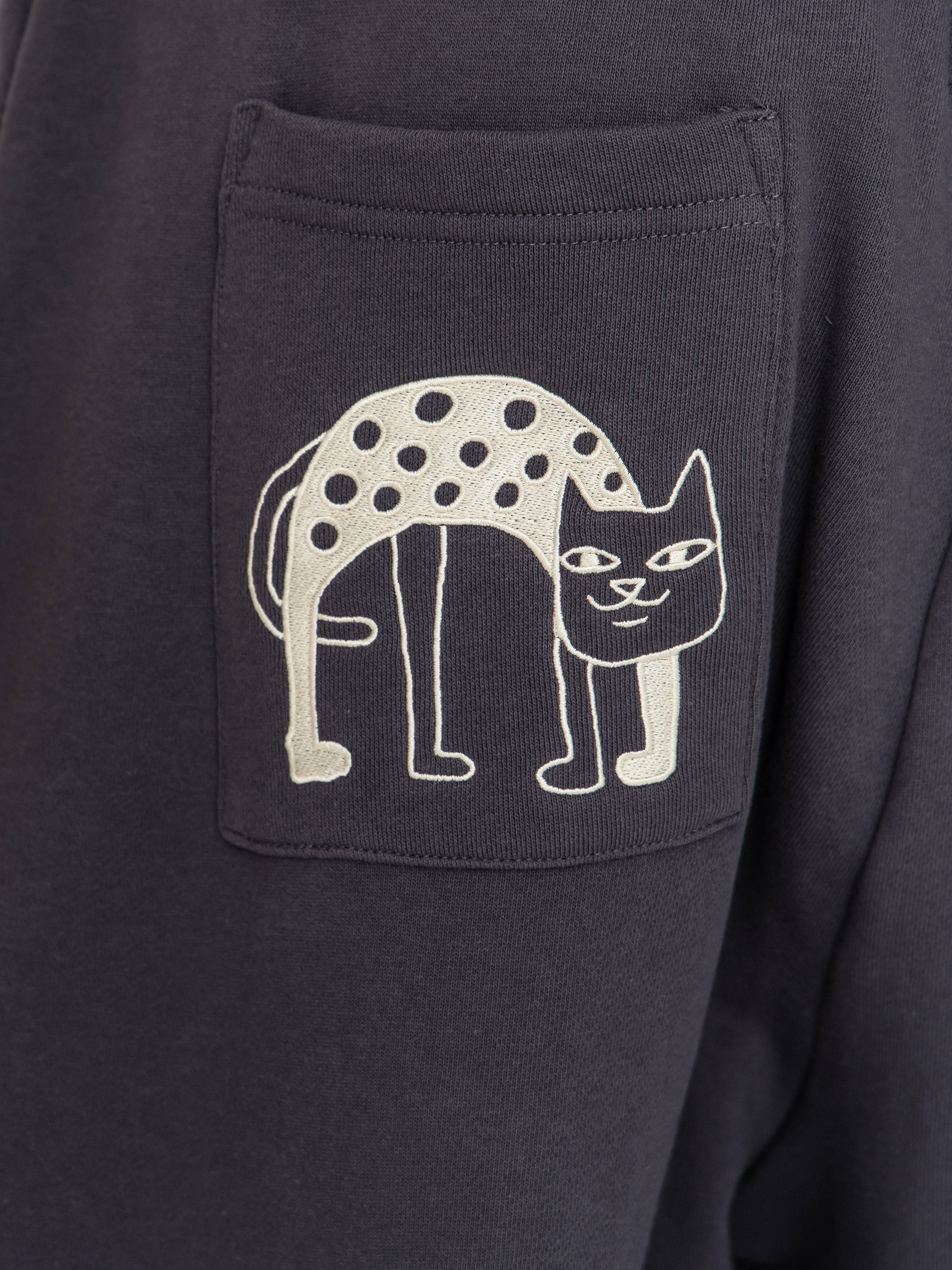 Pantaloni RipNDip Blonded Straight Leg (charcoal)