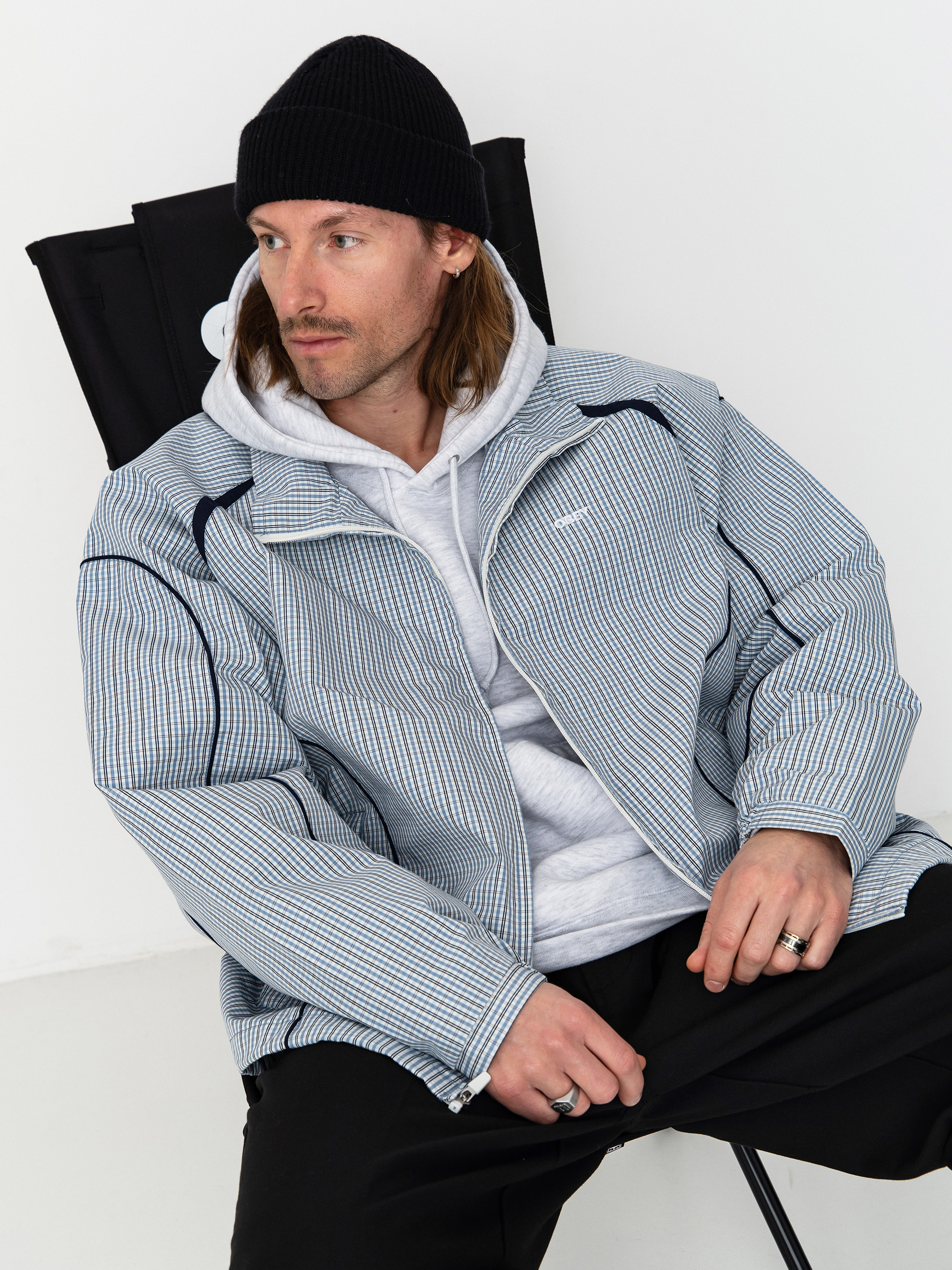 Geacă OBEY Practice Windbreaker (plaid multi)