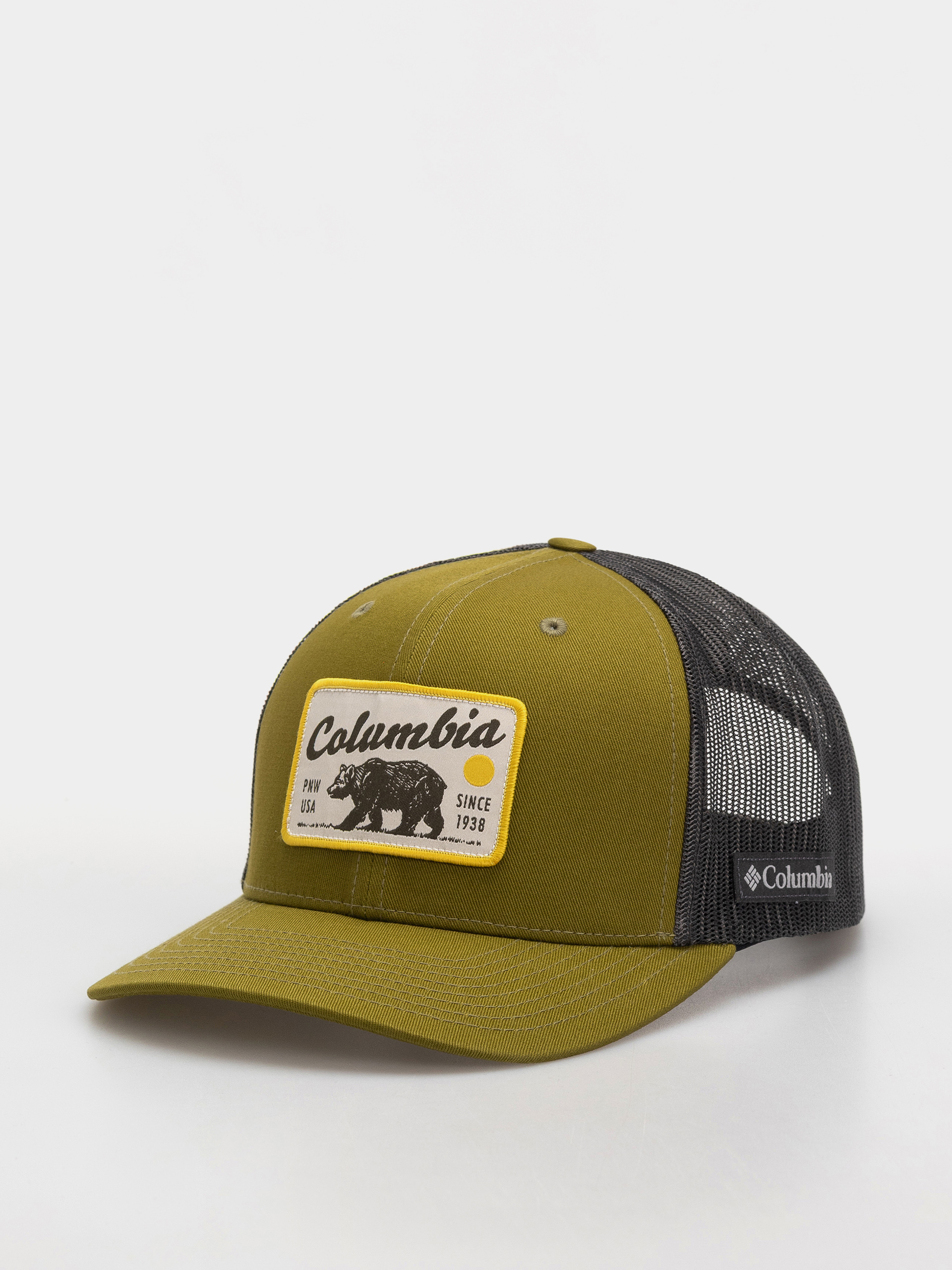 Șapcă Columbia Mesh Snap Back (mossy green/pnw bear)