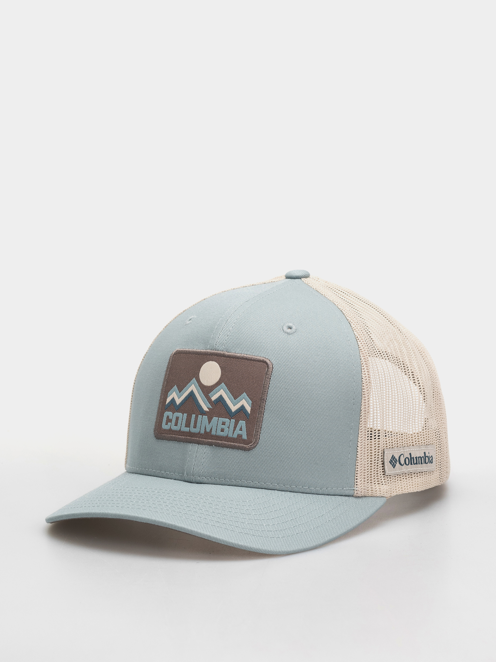 Șapcă Columbia Mesh Snap Back (crushed blue/iron/columbia mountains)