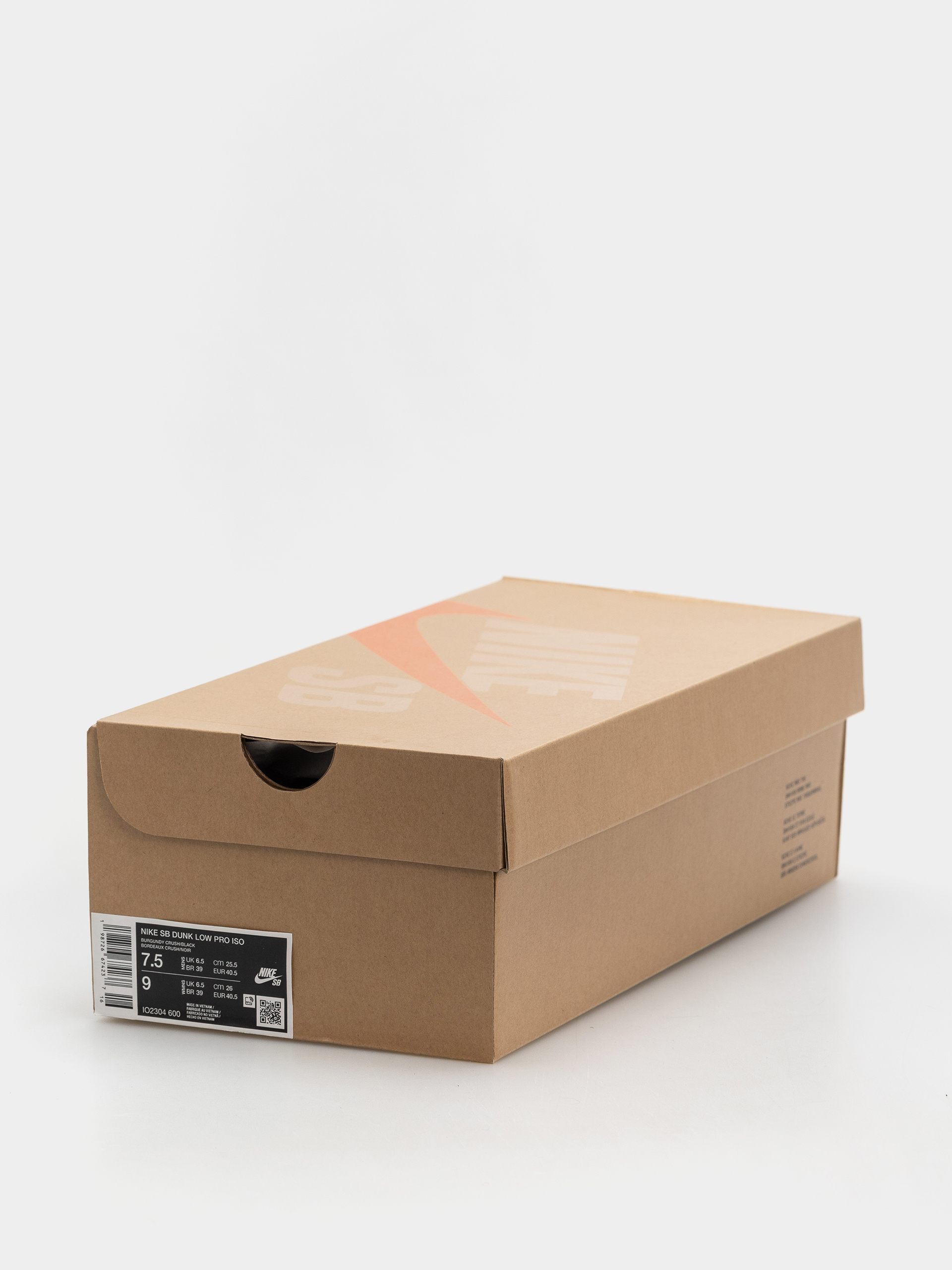 Pantofi Nike SB Dunk Low Pro ISO (burgundy crush/black mystic dates sail)