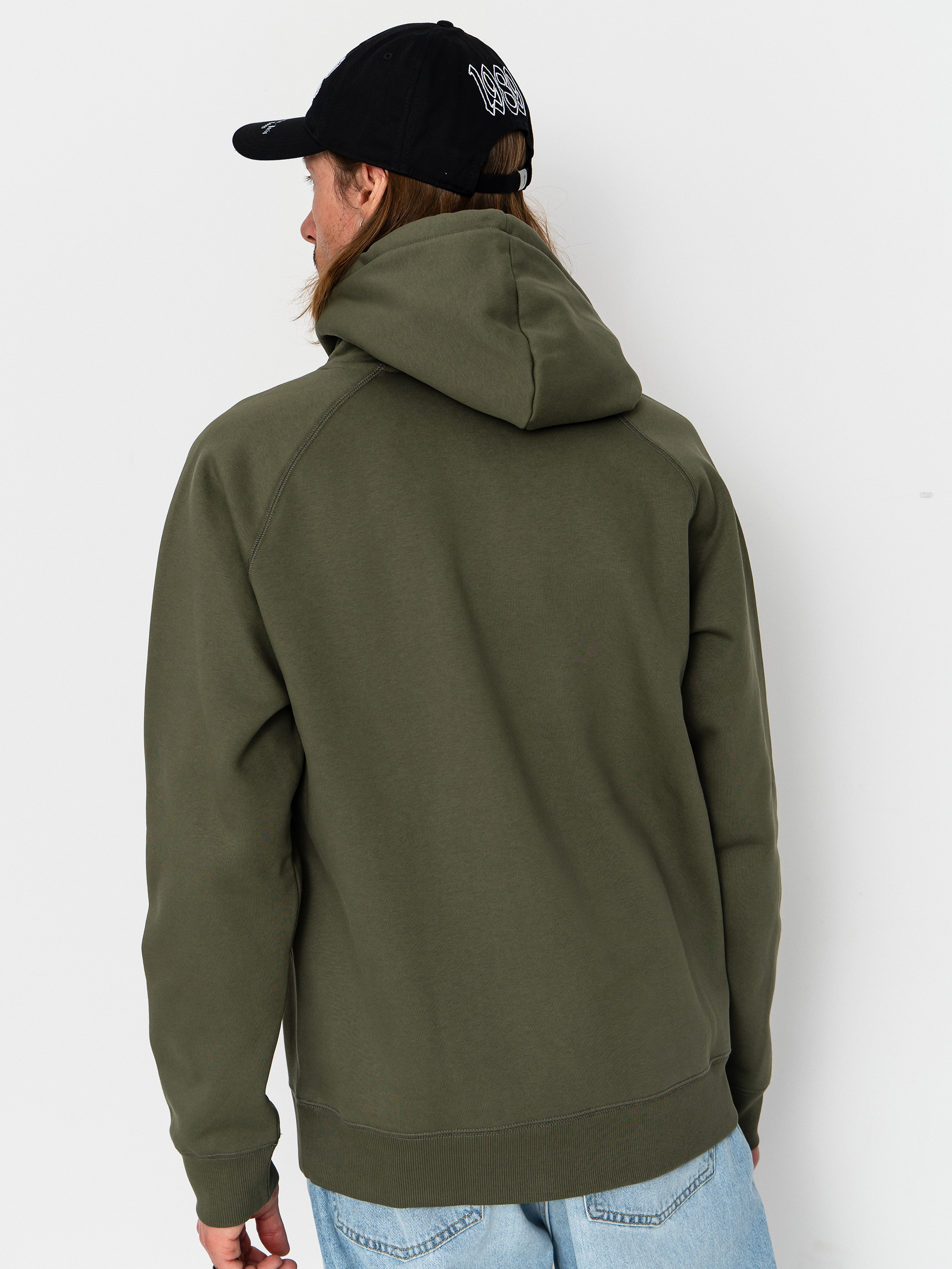Hanorac cu glugă Carhartt WIP Chase HD (leaf/gold)
