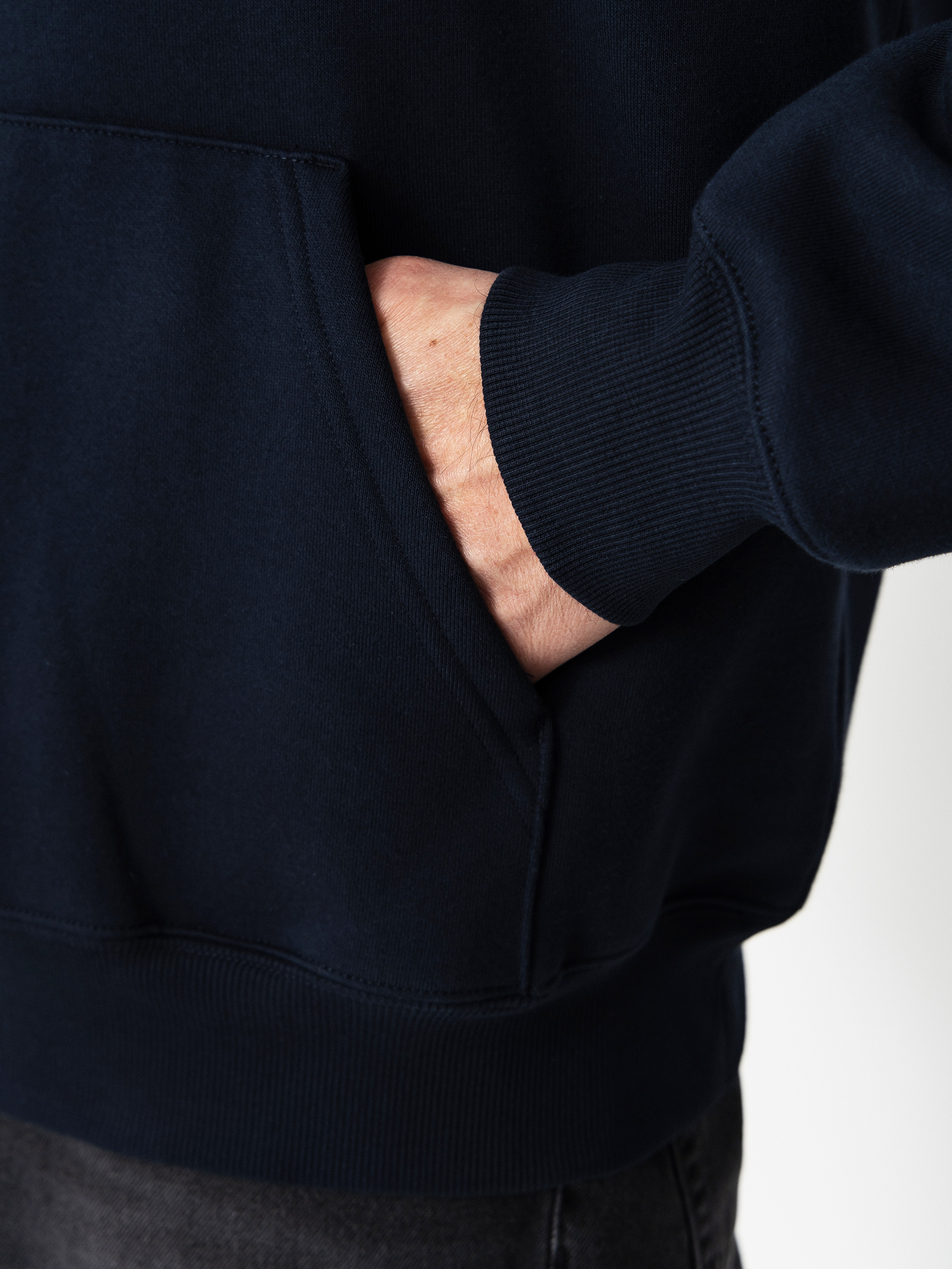 Hanorac cu glugă Carhartt WIP Carhartt HD (deep night/gentle green)