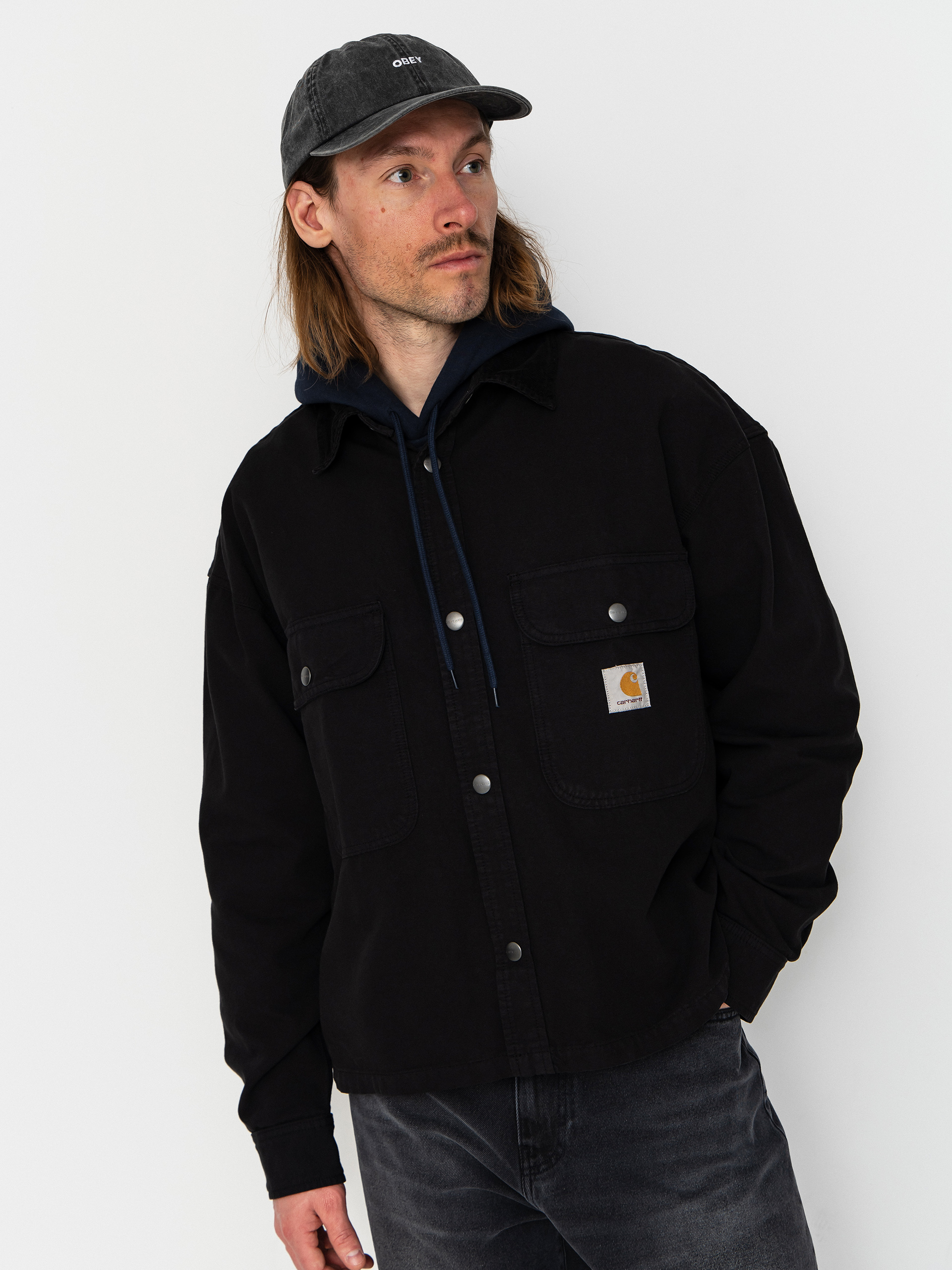 Geacă Carhartt WIP Prescott (black/black)