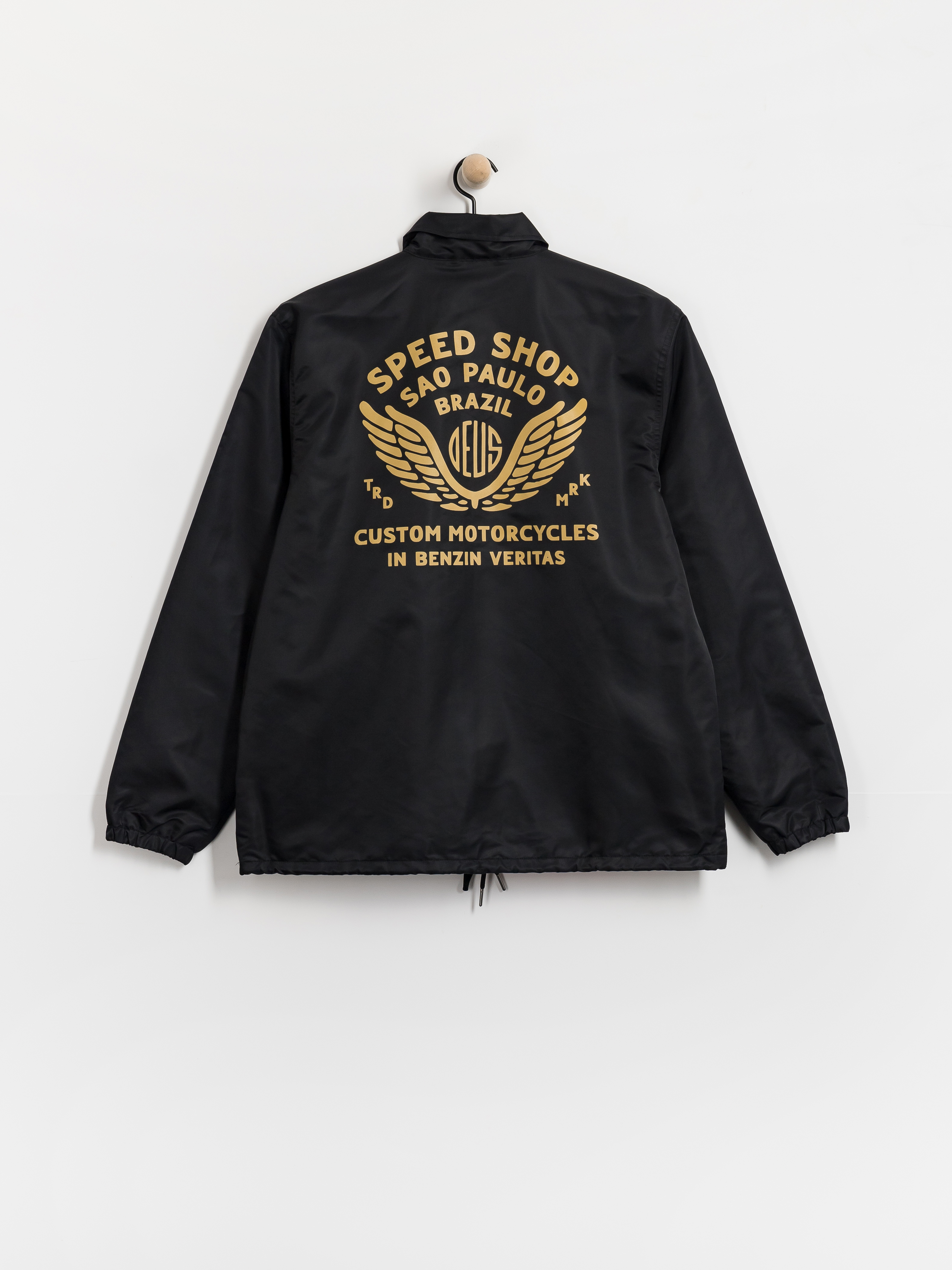 Geacă Deus Ex Machina Munificence Nylon Coach (black)