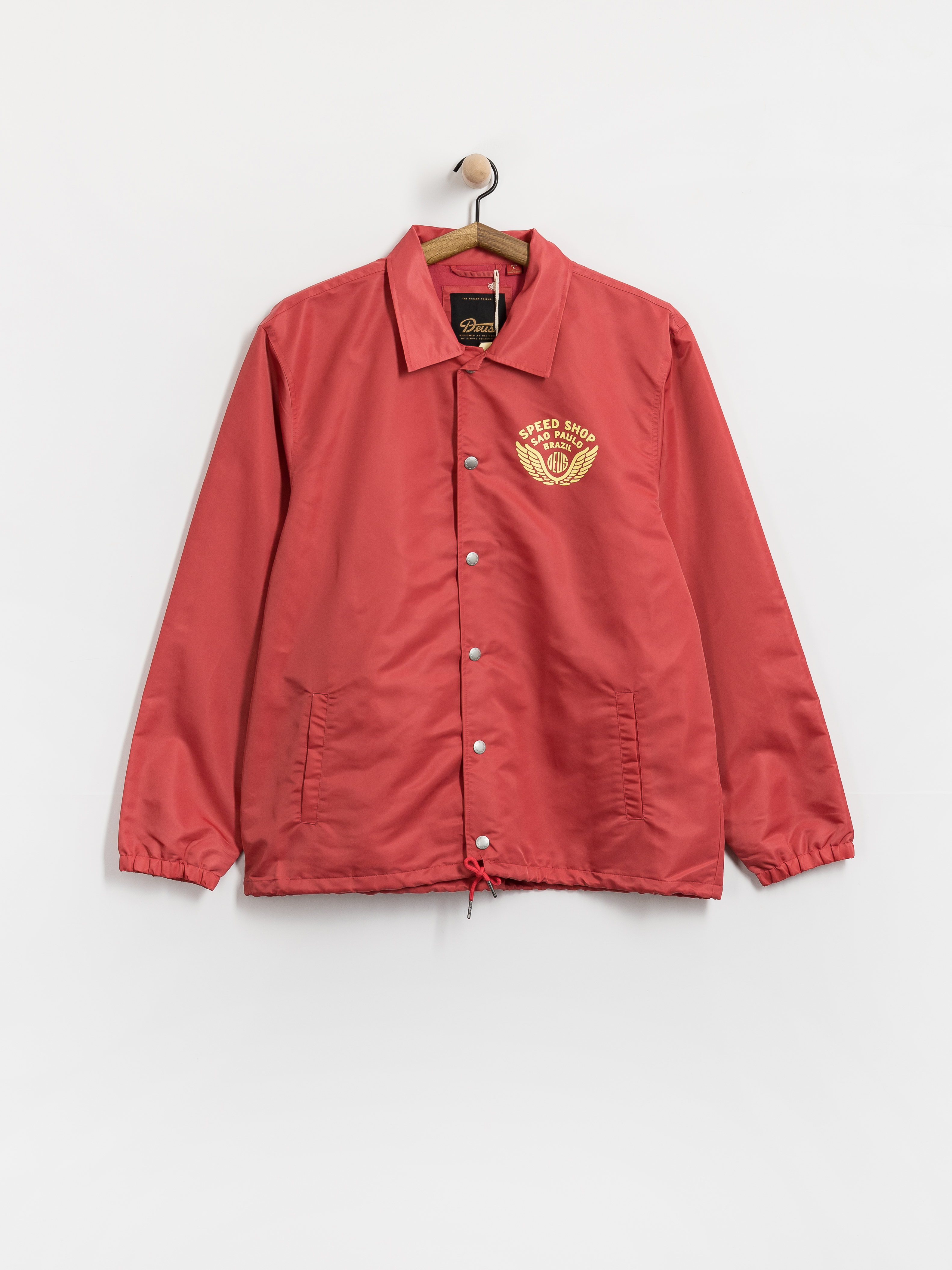 Geacă Deus Ex Machina Munificence Nylon Coach (melon red)