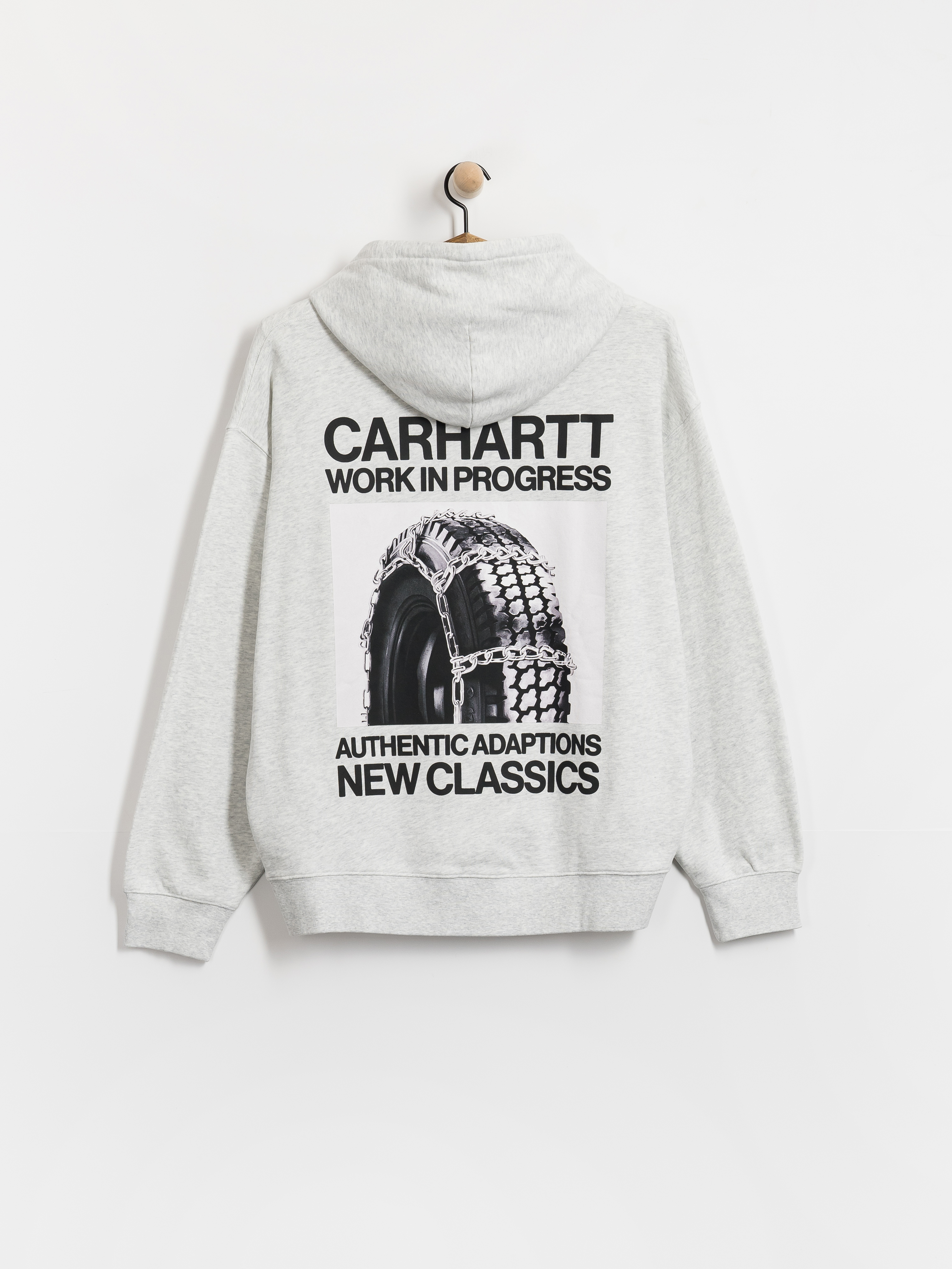Hanorac cu glugu0103 Carhartt WIP Sean Hamilton HD (ash heather)