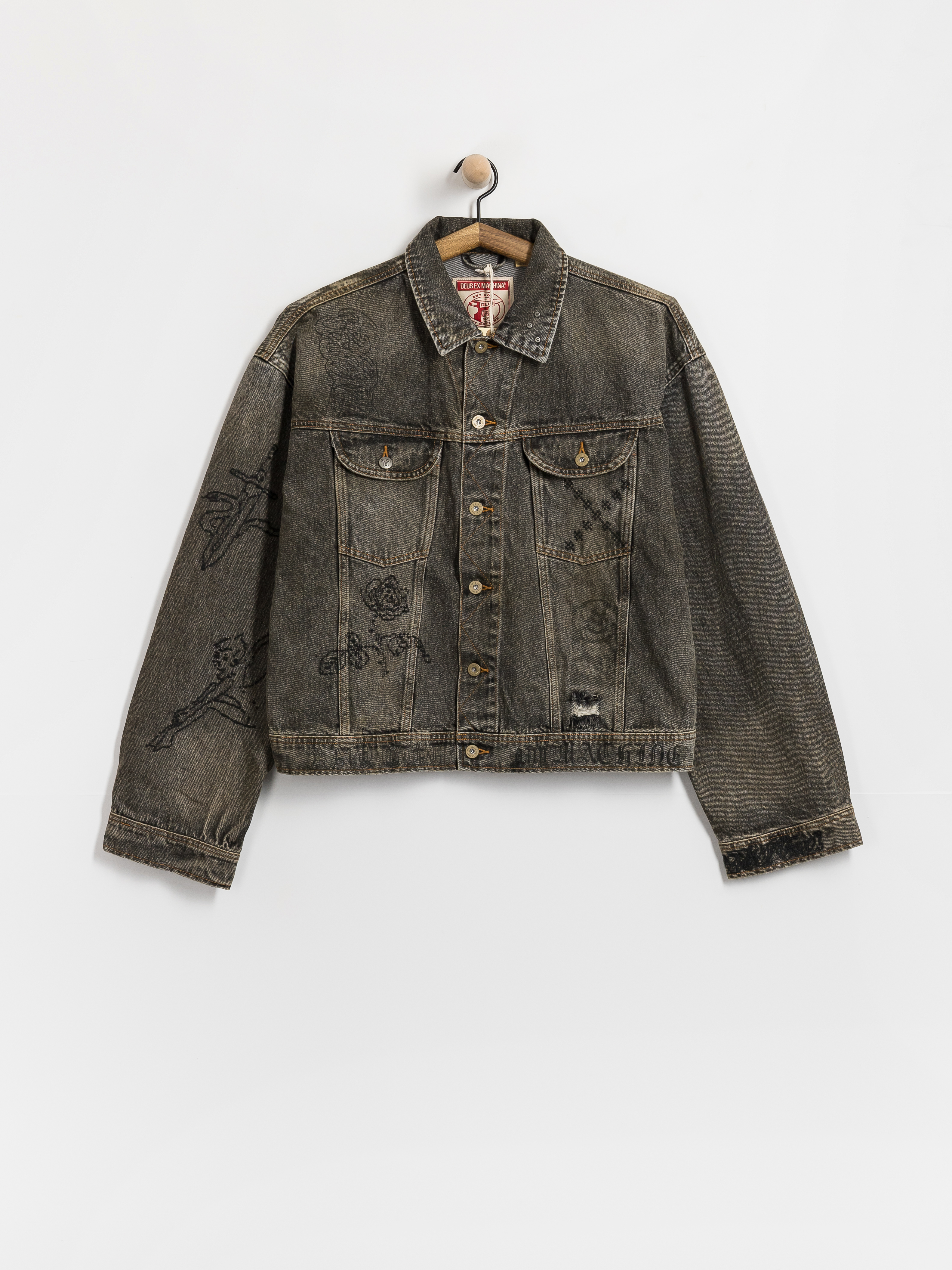 Geacă Deus Ex Machina Mephistopheles Noir (dirty anthracite)