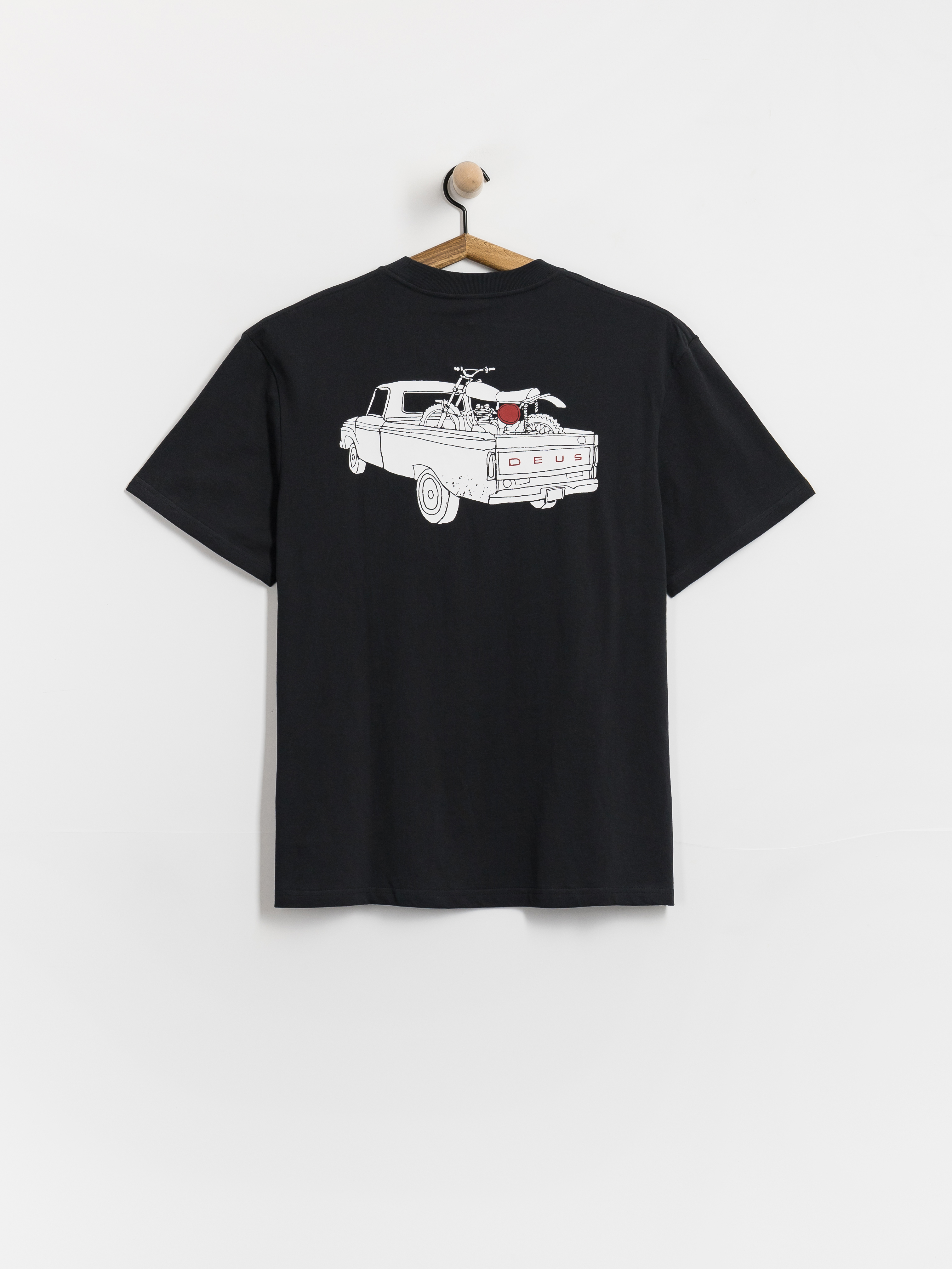 Tricou Deus Ex Machina Carby Pickup (black)