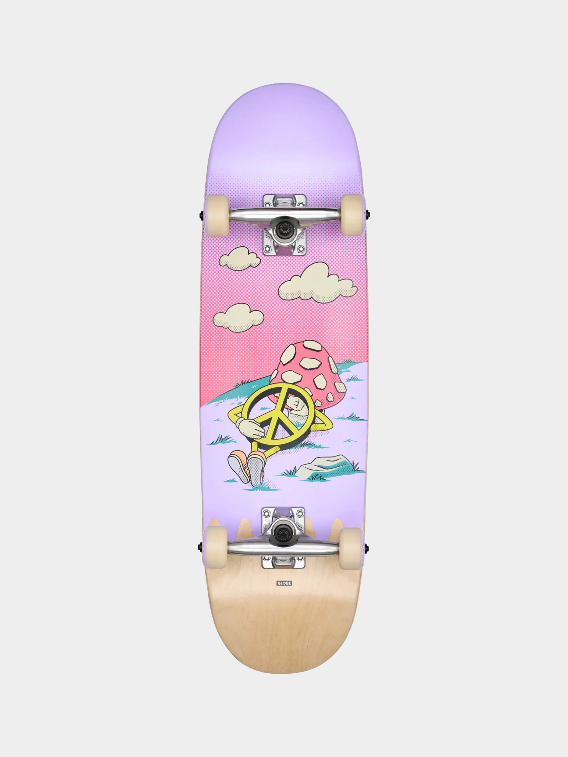 Skateboard Globe Kids Wide Mid (peace man)