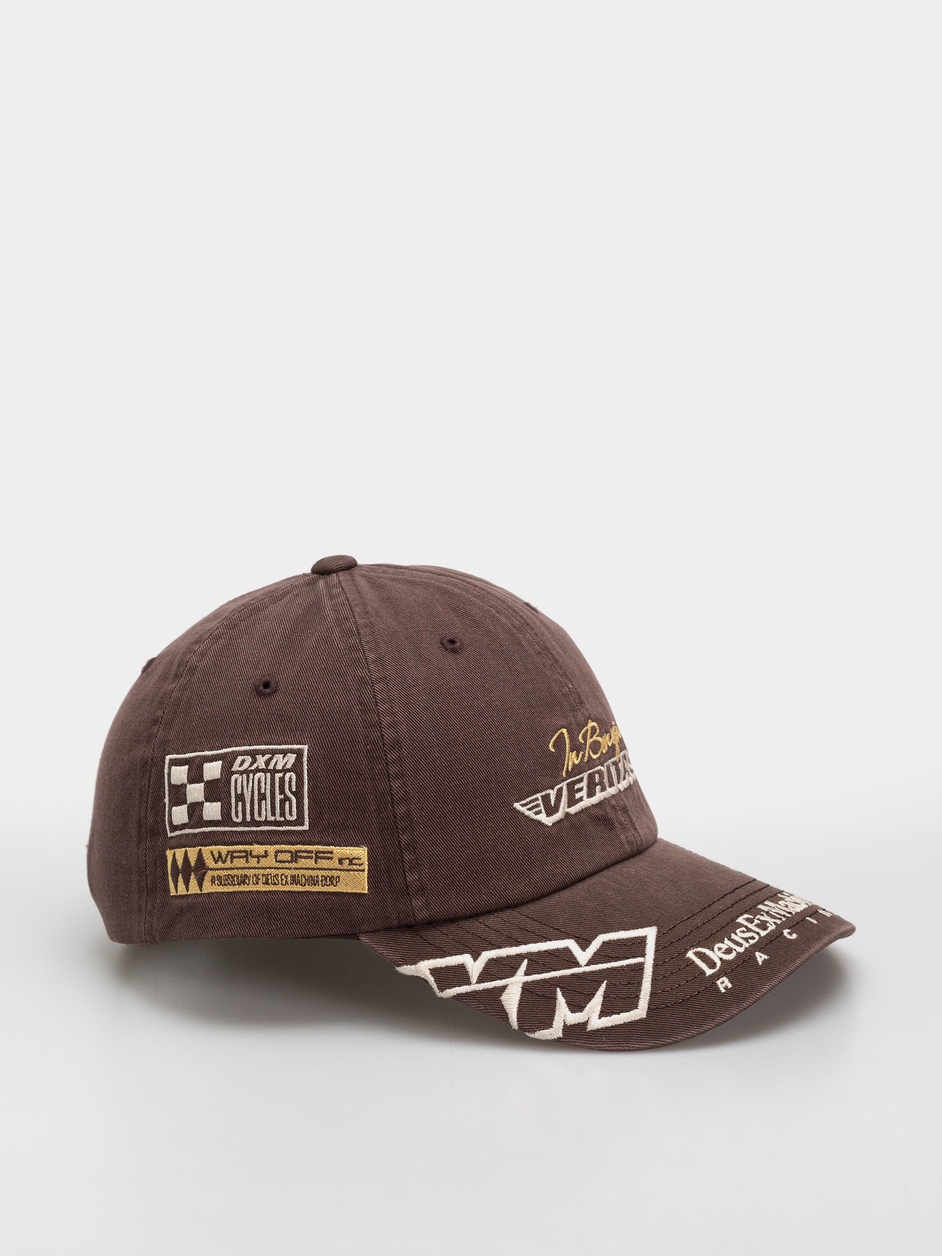 Șapcă Deus Ex Machina Ace Moto (brown)
