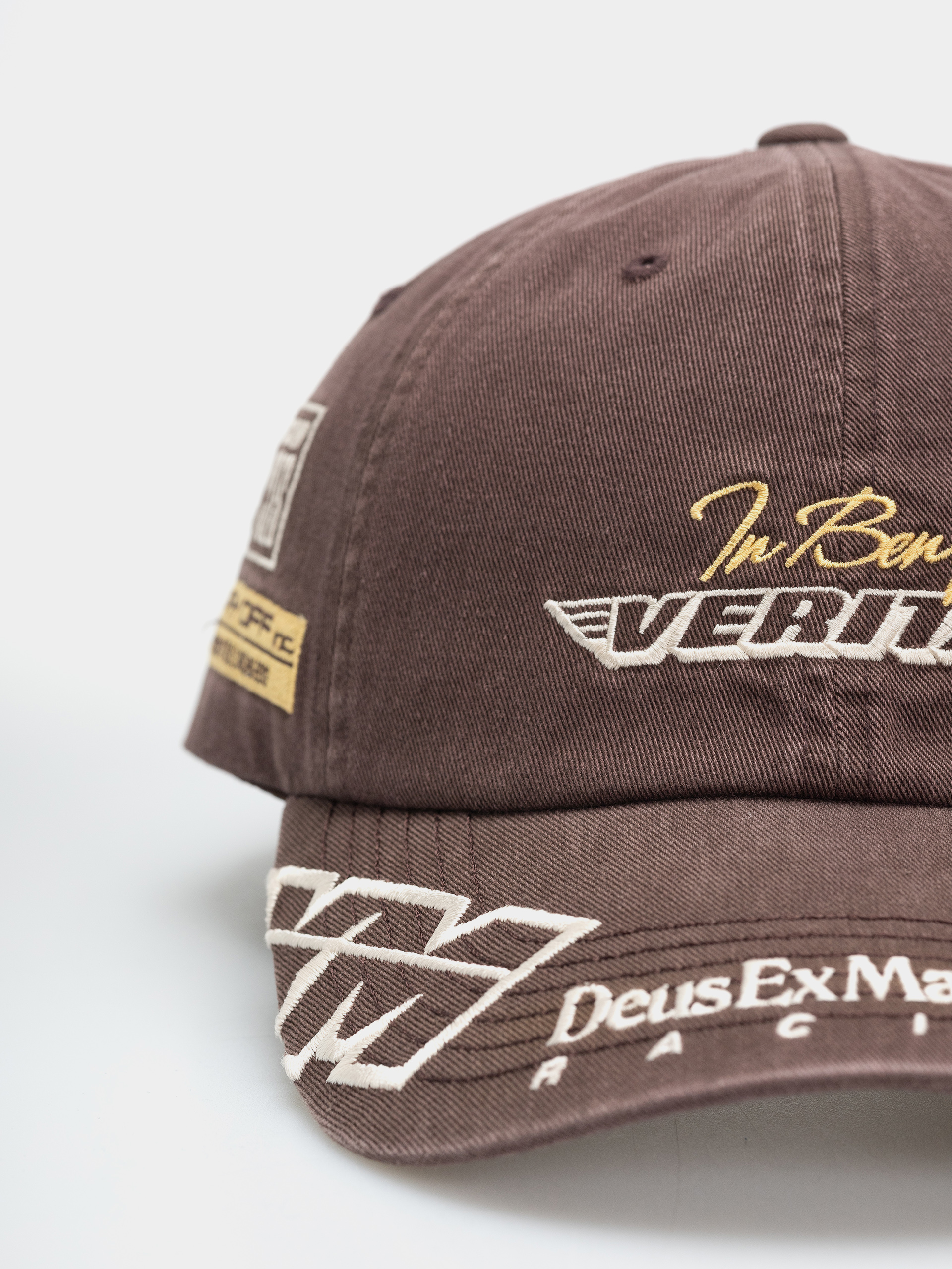 Șapcă Deus Ex Machina Ace Moto (brown)