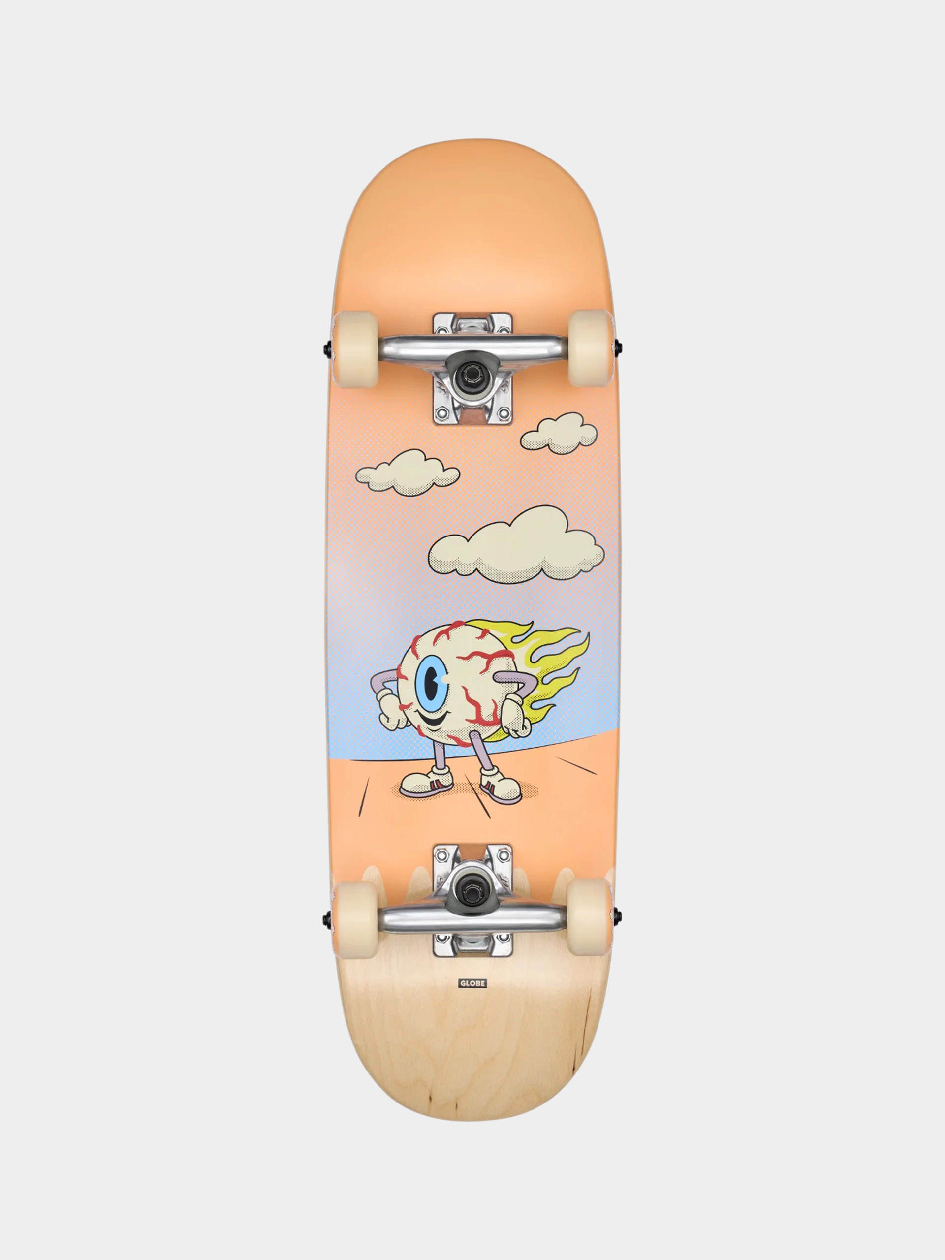 Skateboard Globe Kids Wide Mini (flaming eye)