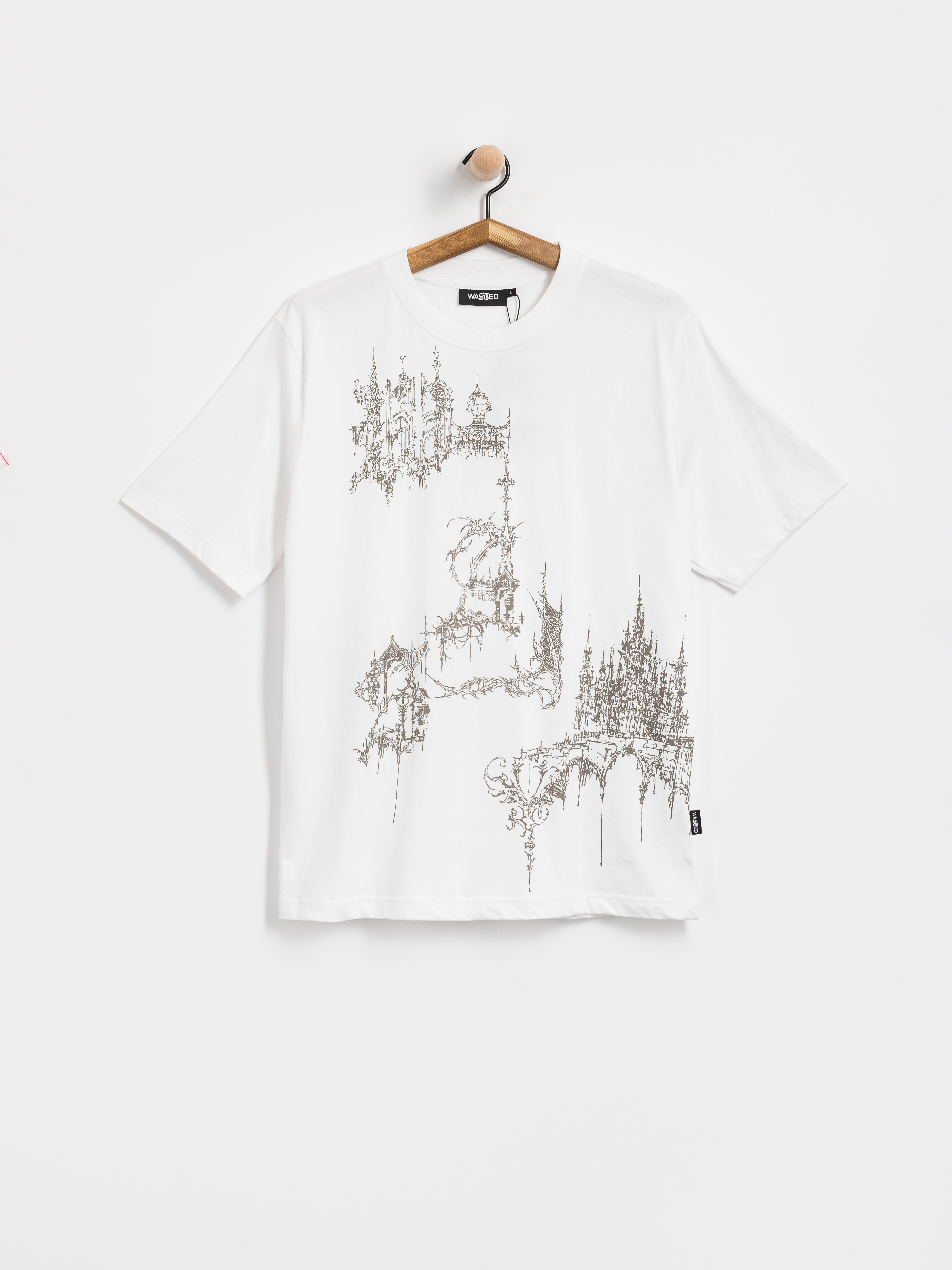Tricou Wasted Paris Stronghold (white)