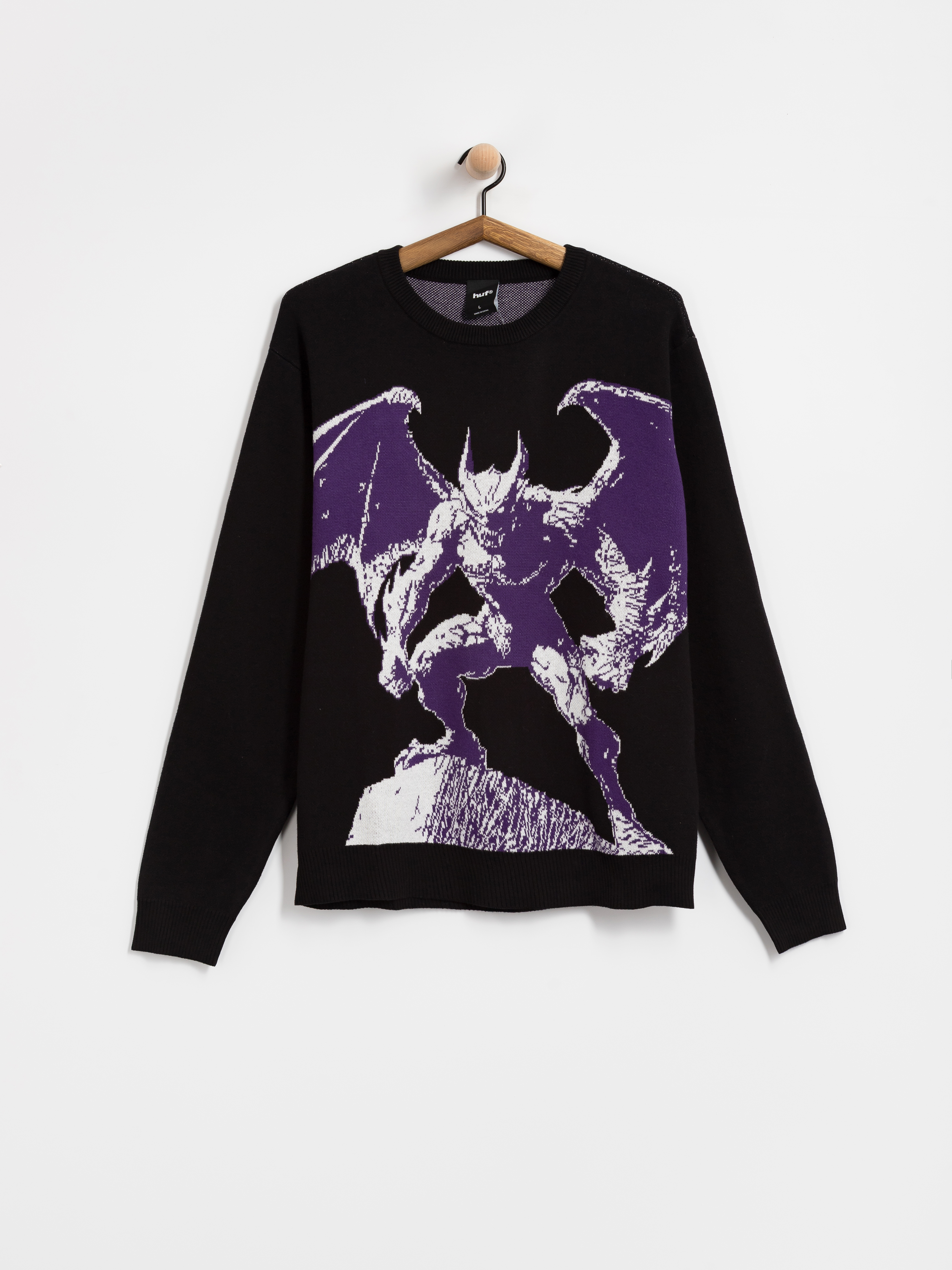 Pulover HUF Heaven Can Wait (black)